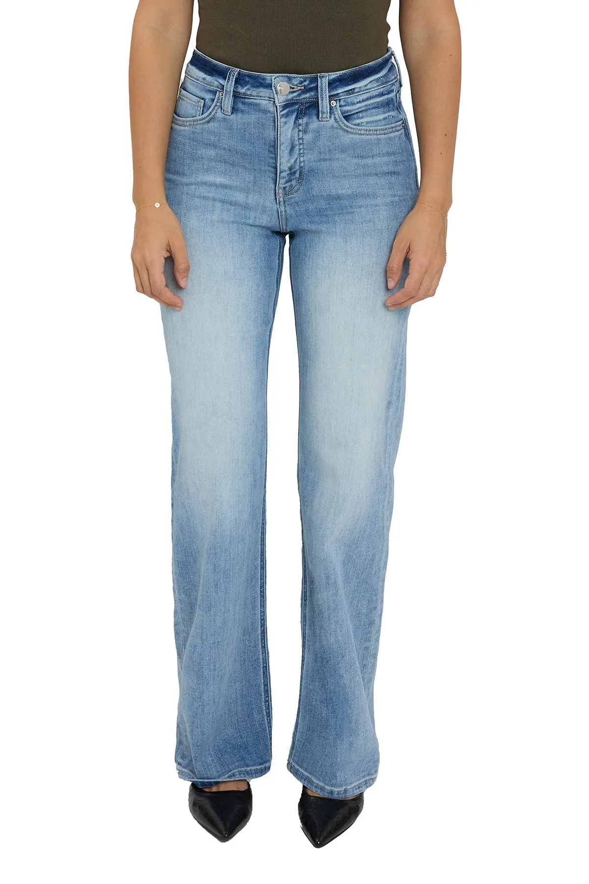 Hailey High Rise Wide Leg Jeans sold by RFM Denim