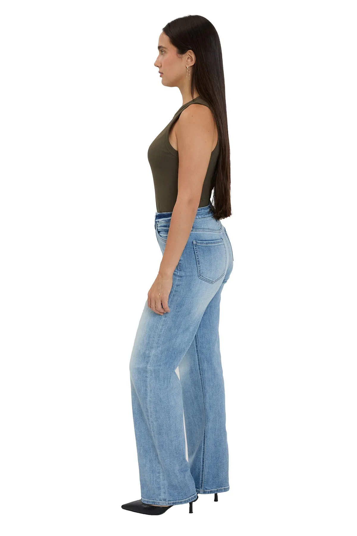 Hailey High Rise Wide Leg Jeans sold by RFM Denim product image thumbnail 5