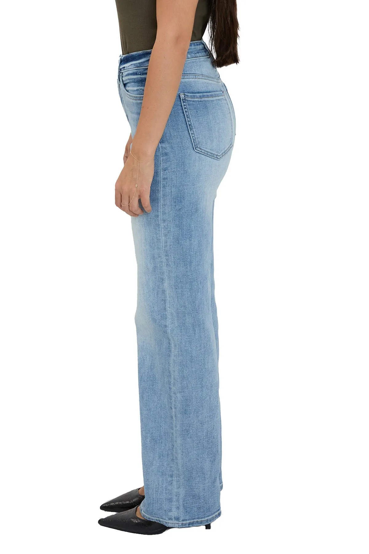 Hailey High Rise Wide Leg Jeans sold by RFM Denim product image thumbnail 2