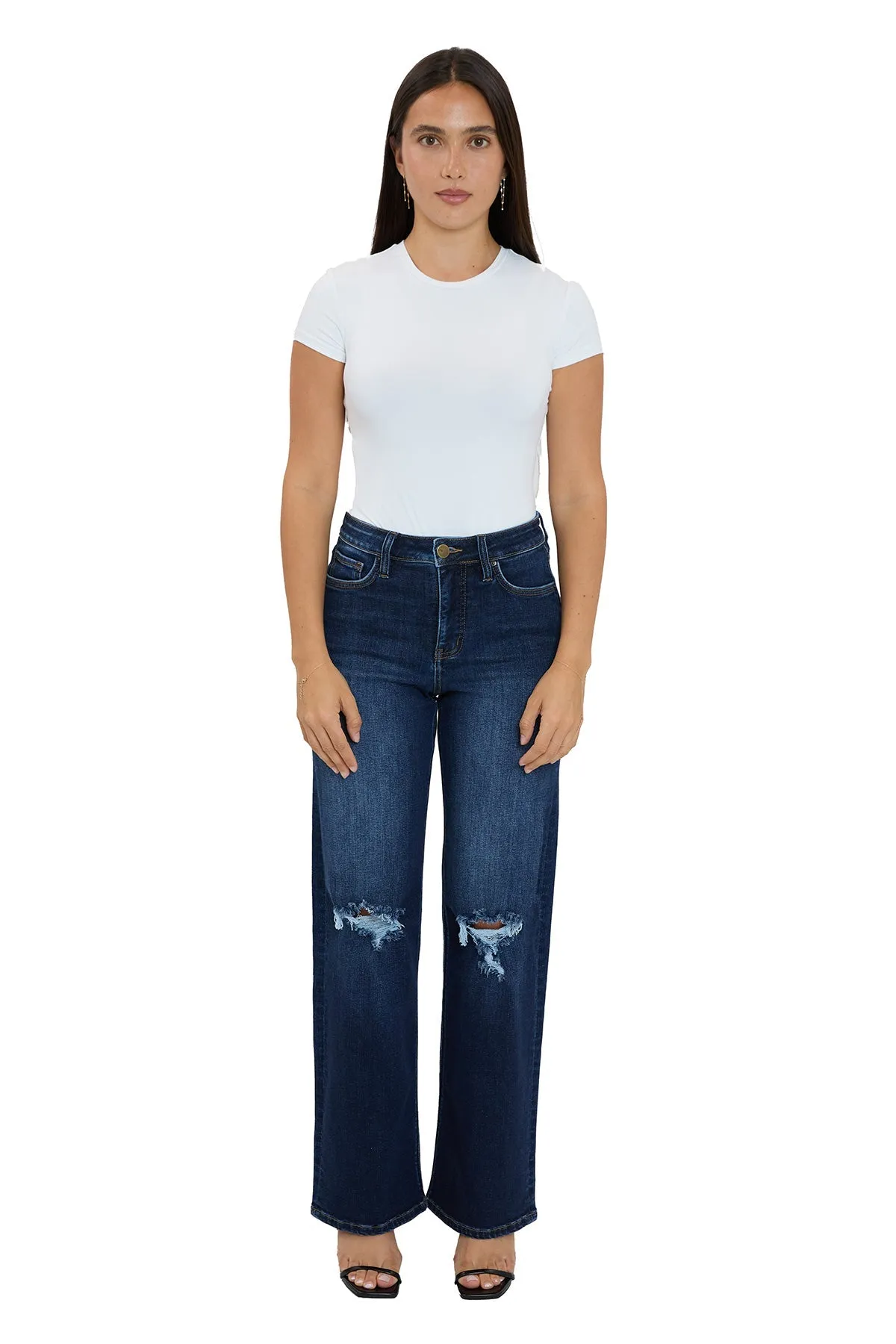 Plus Hailey High Rise Wide Leg Jeans sold by RFM Denim product image thumbnail 4