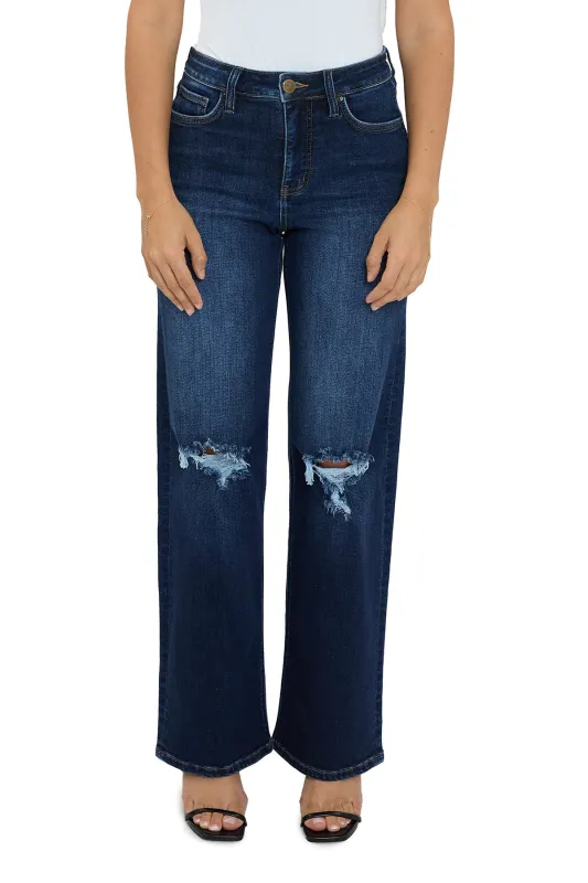 Plus Hailey High Rise Wide Leg Jeans sold by RFM Denim