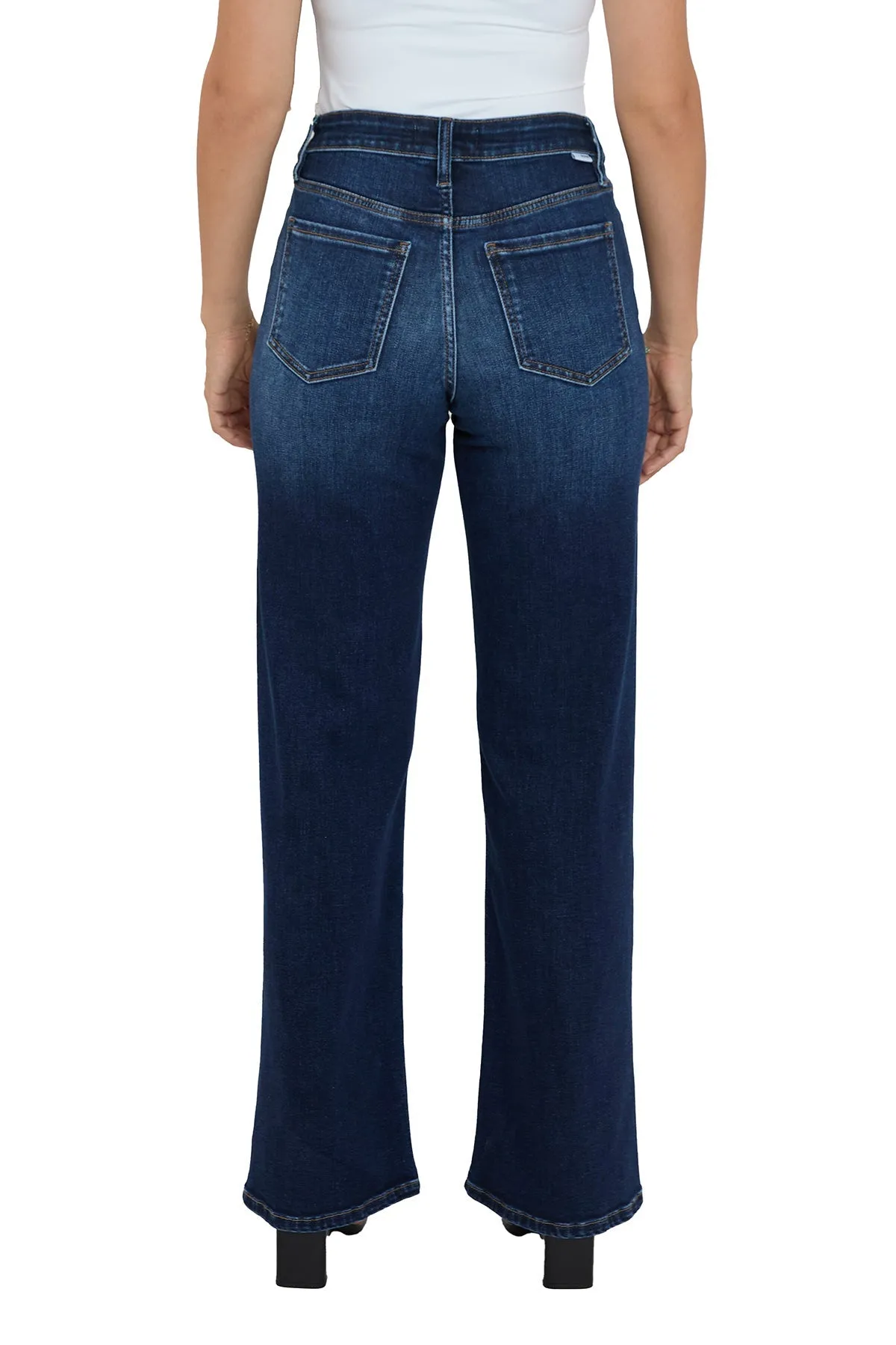 Plus Hailey High Rise Wide Leg Jeans sold by RFM Denim product image thumbnail 3