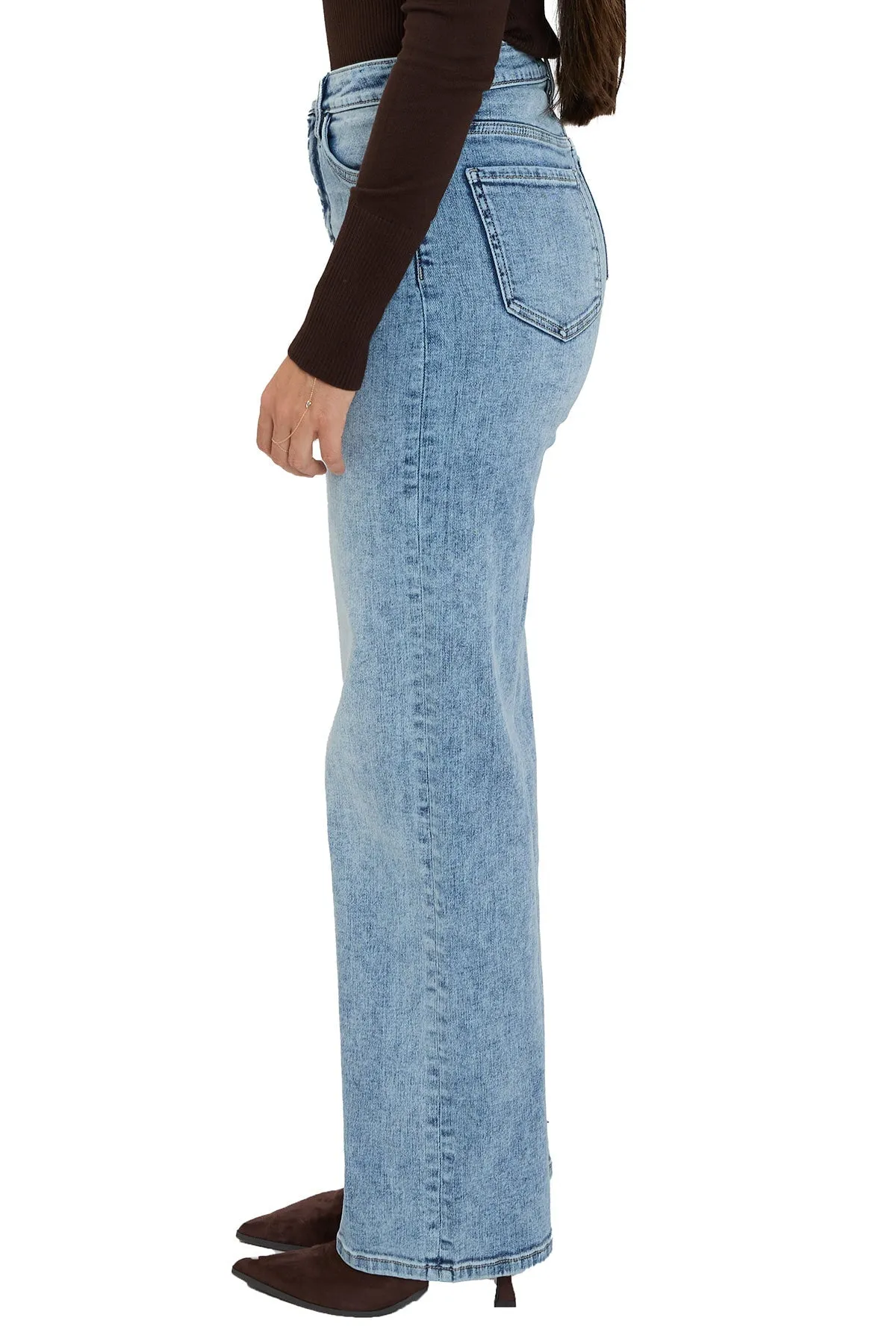 Hailey High Rise Wide Leg Jeans sold by RFM Denim product image thumbnail 2