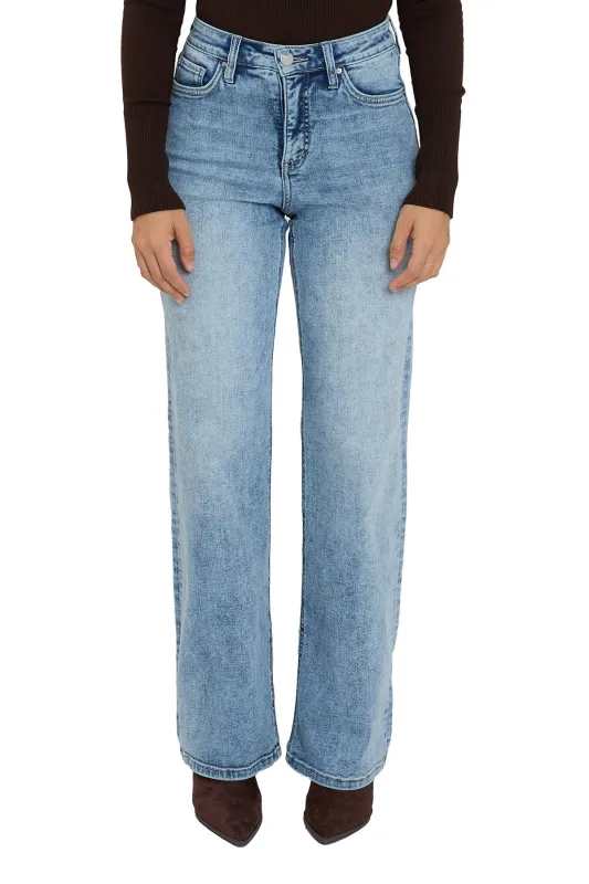 Plus Hailey High Rise Wide Leg Jeans sold by RFM Denim