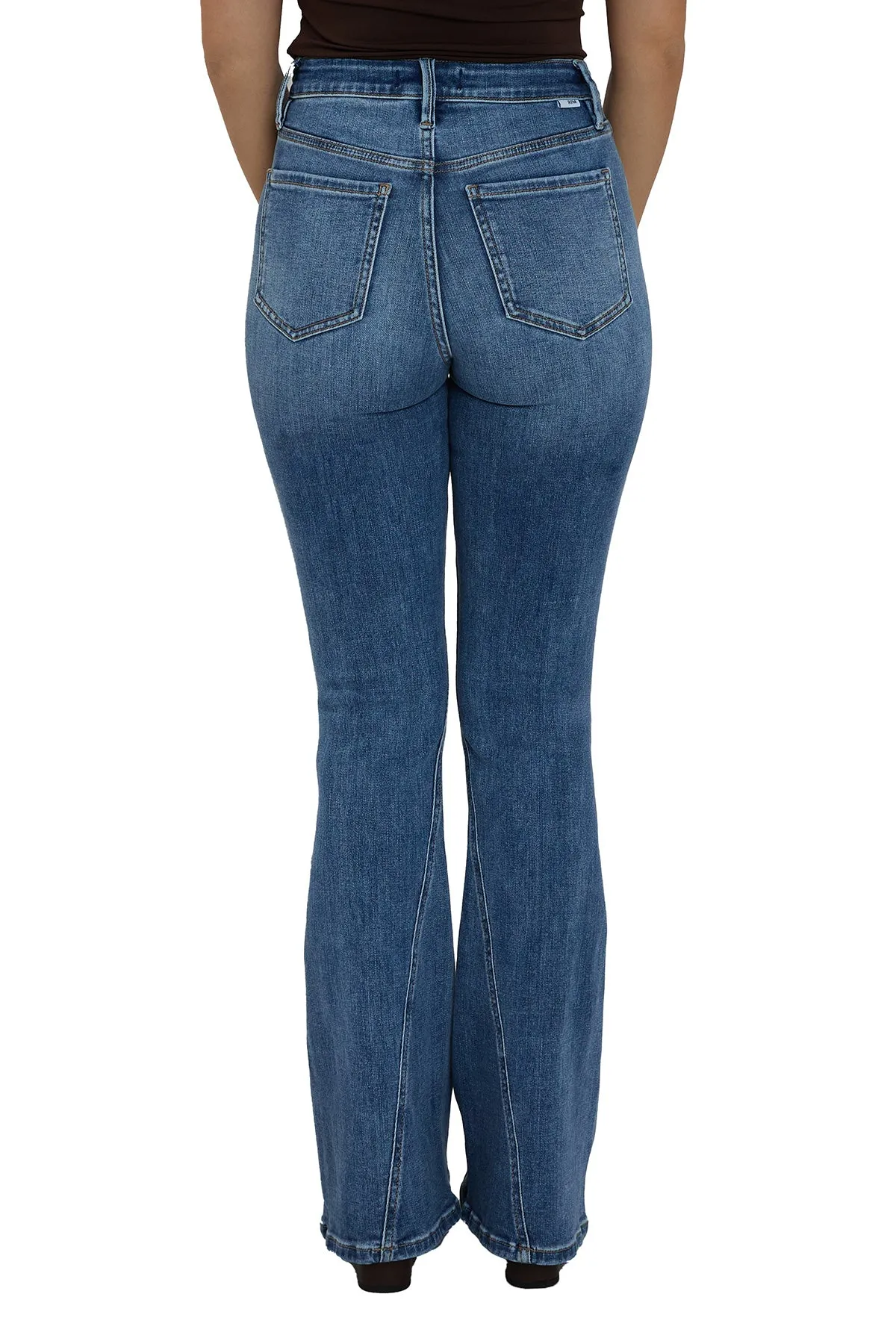 Plus Daisy High Rise Slim Angled Flare Jeans sold by RFM Denim product image thumbnail 3