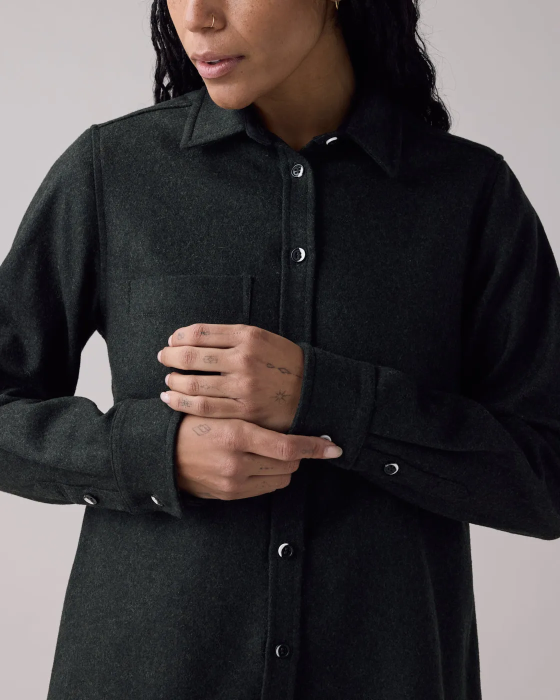 12oz Lightweight Melton Wool sold by ANIÁN product image thumbnail 5