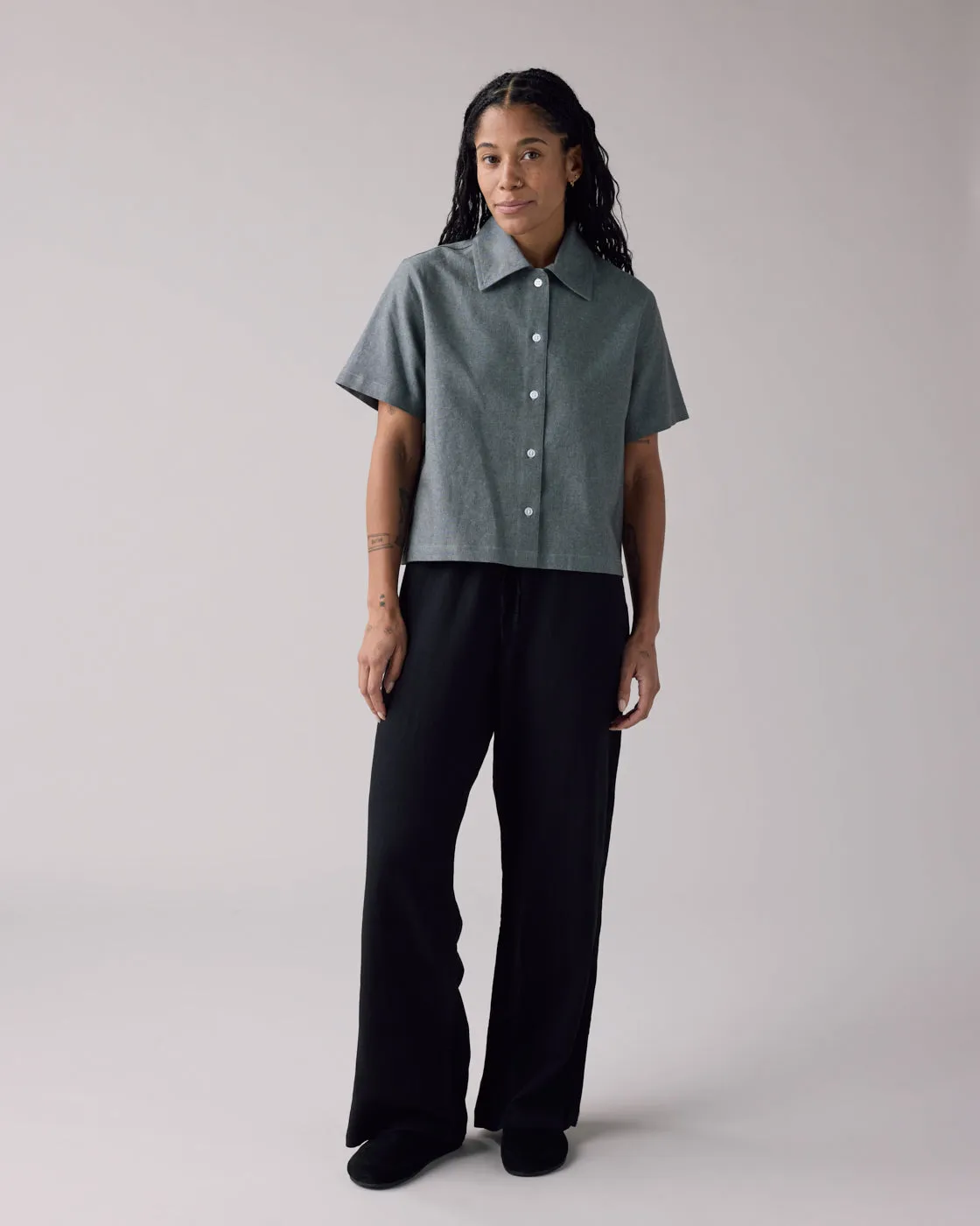 The Haro Crop Shirt sold by ANIÁN product image thumbnail 2