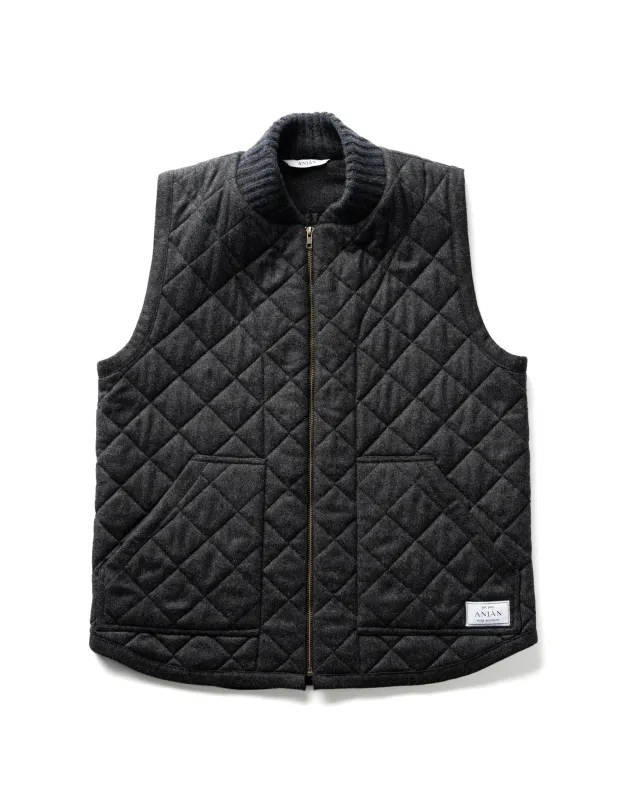 The Quilted Wool Vest sold by ANIÁN