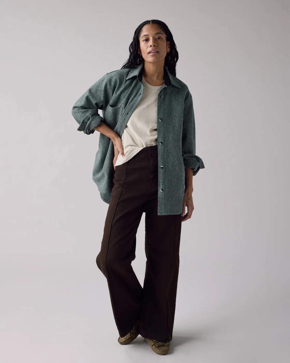 12oz Relaxed Lightweight Melton sold by ANIÁN product image thumbnail 3