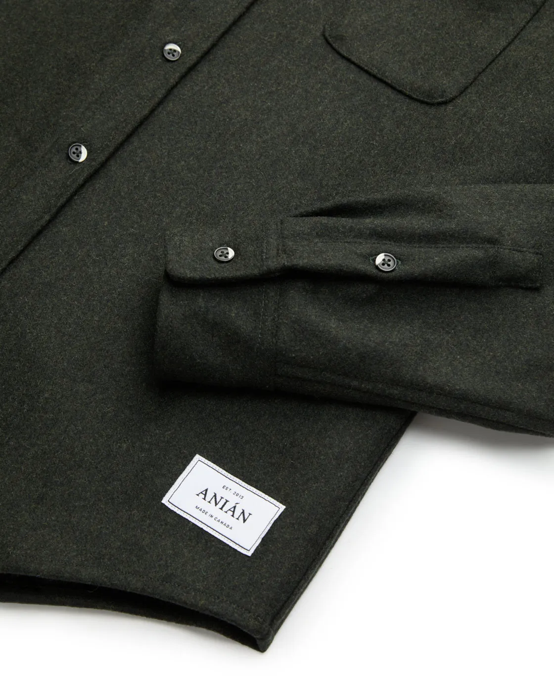 17oz Relaxed Melton Wool sold by ANIÁN product image thumbnail 2