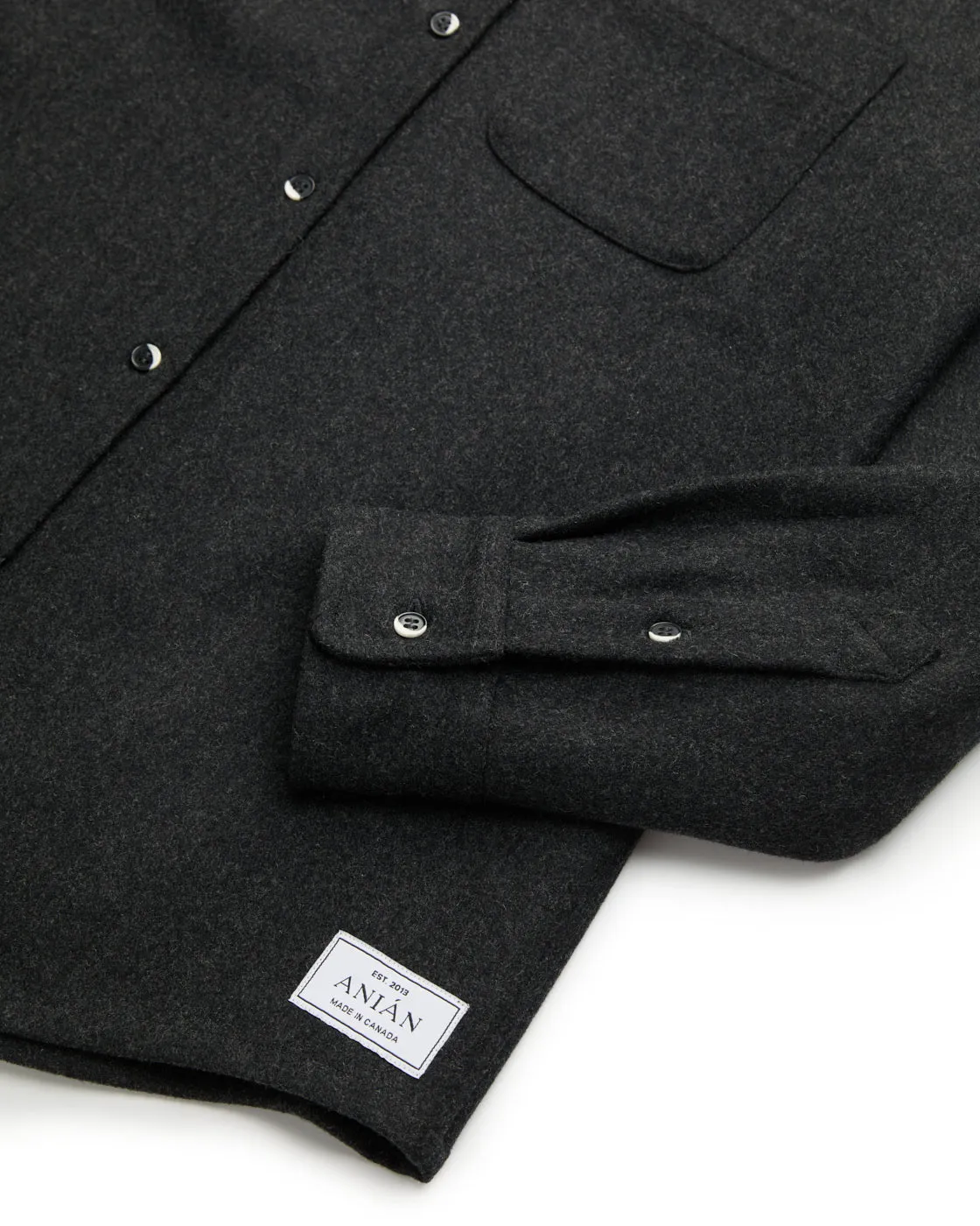 17oz Relaxed Melton Wool sold by ANIÁN product image thumbnail 5