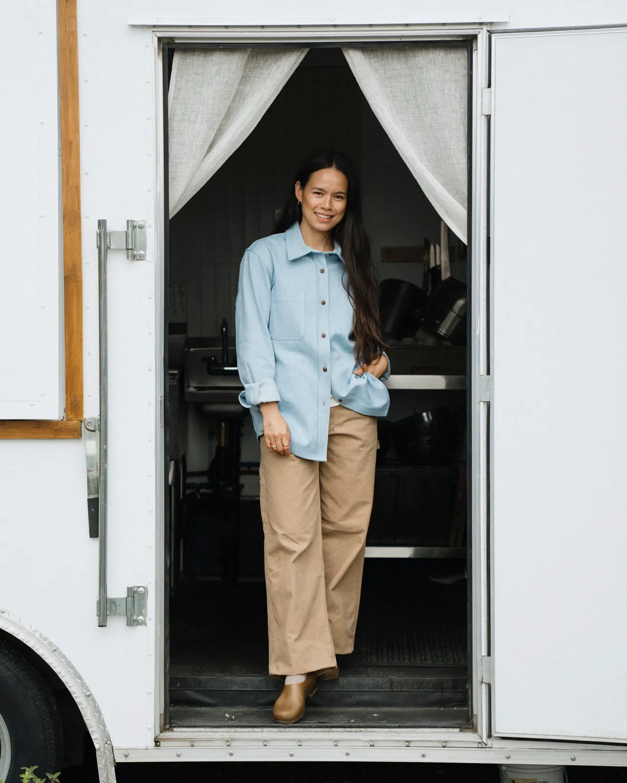 The Denim Shirt (W) sold by ANIÁN product image thumbnail 4