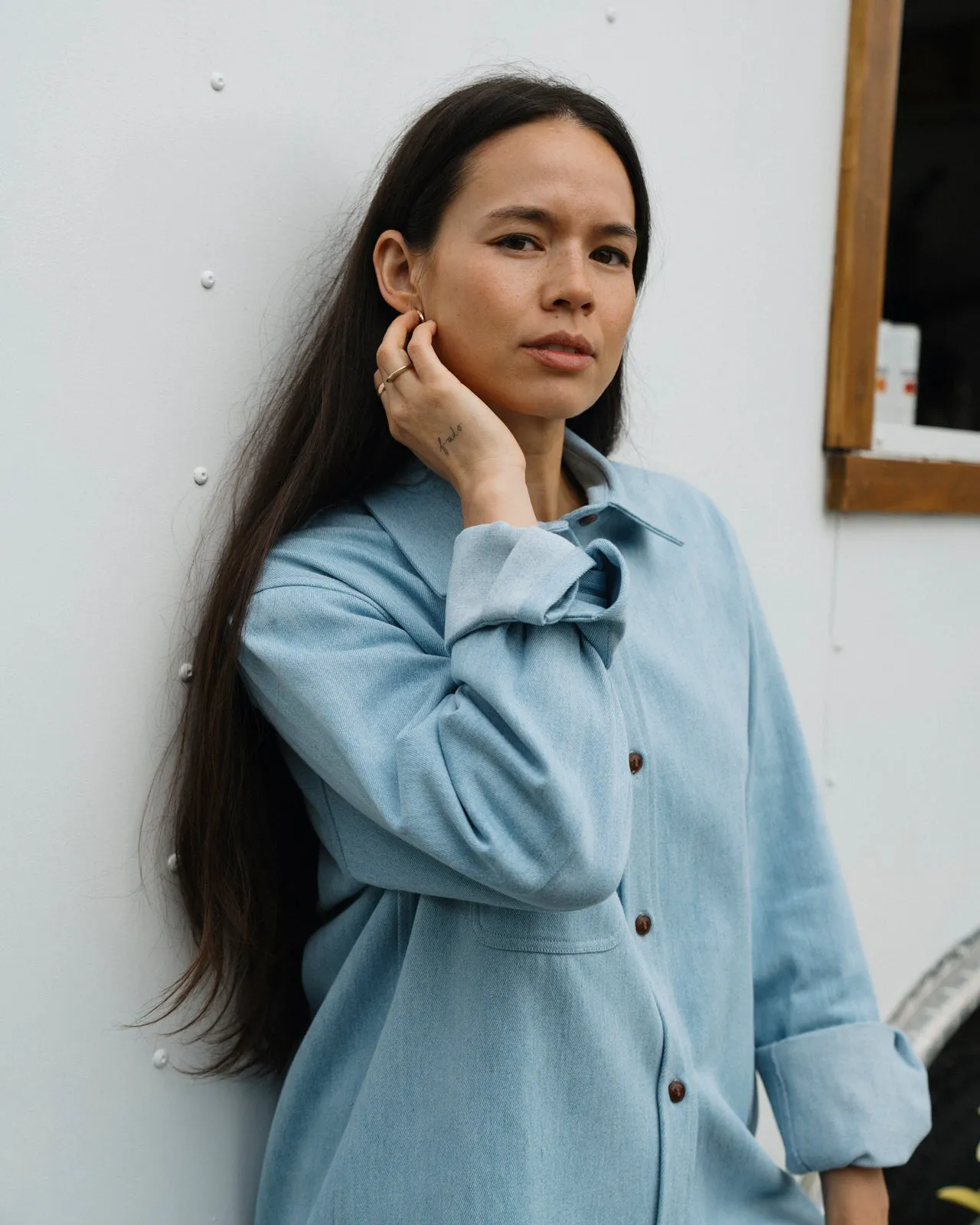 The Denim Shirt (W) sold by ANIÁN product image thumbnail 5