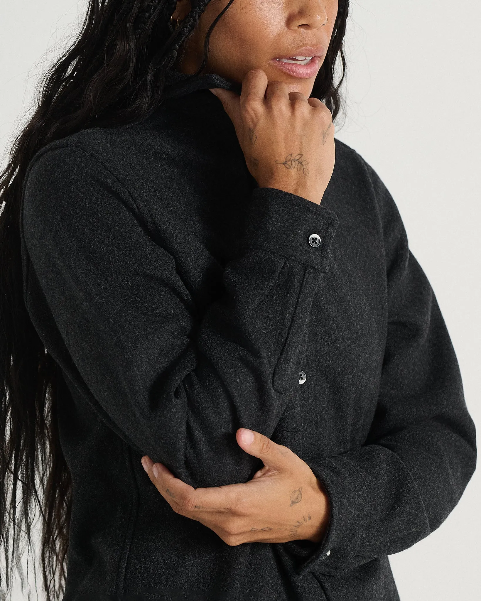 Lightweight Melton Wool (400GSM) sold by ANIÁN product image thumbnail 5