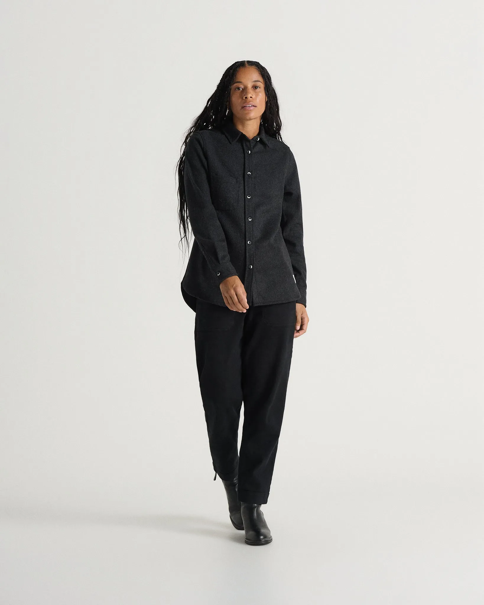 Lightweight Melton Wool (400GSM) sold by ANIÁN product image thumbnail 4