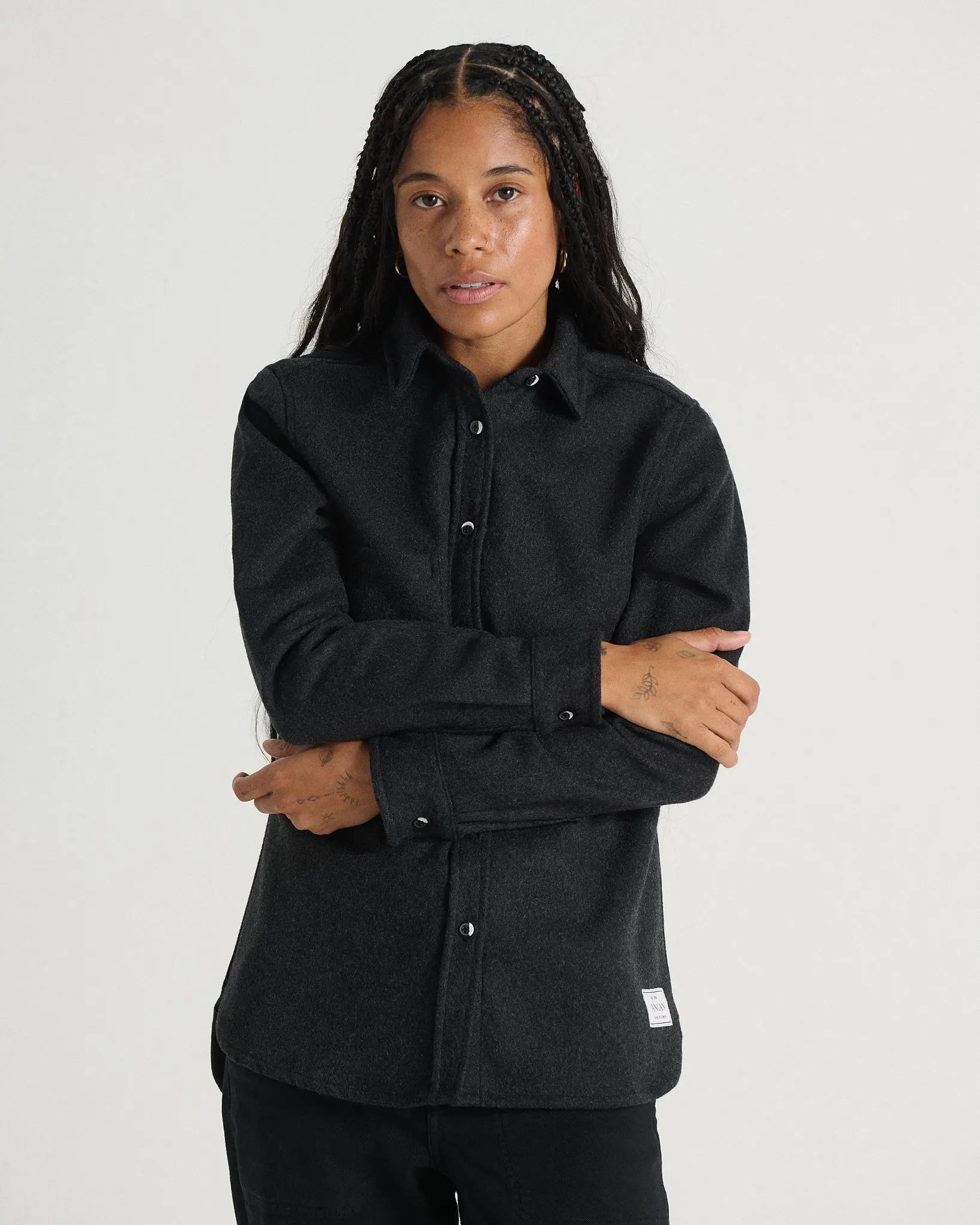 Lightweight Melton Wool (400GSM) sold by ANIÁN product image thumbnail 3