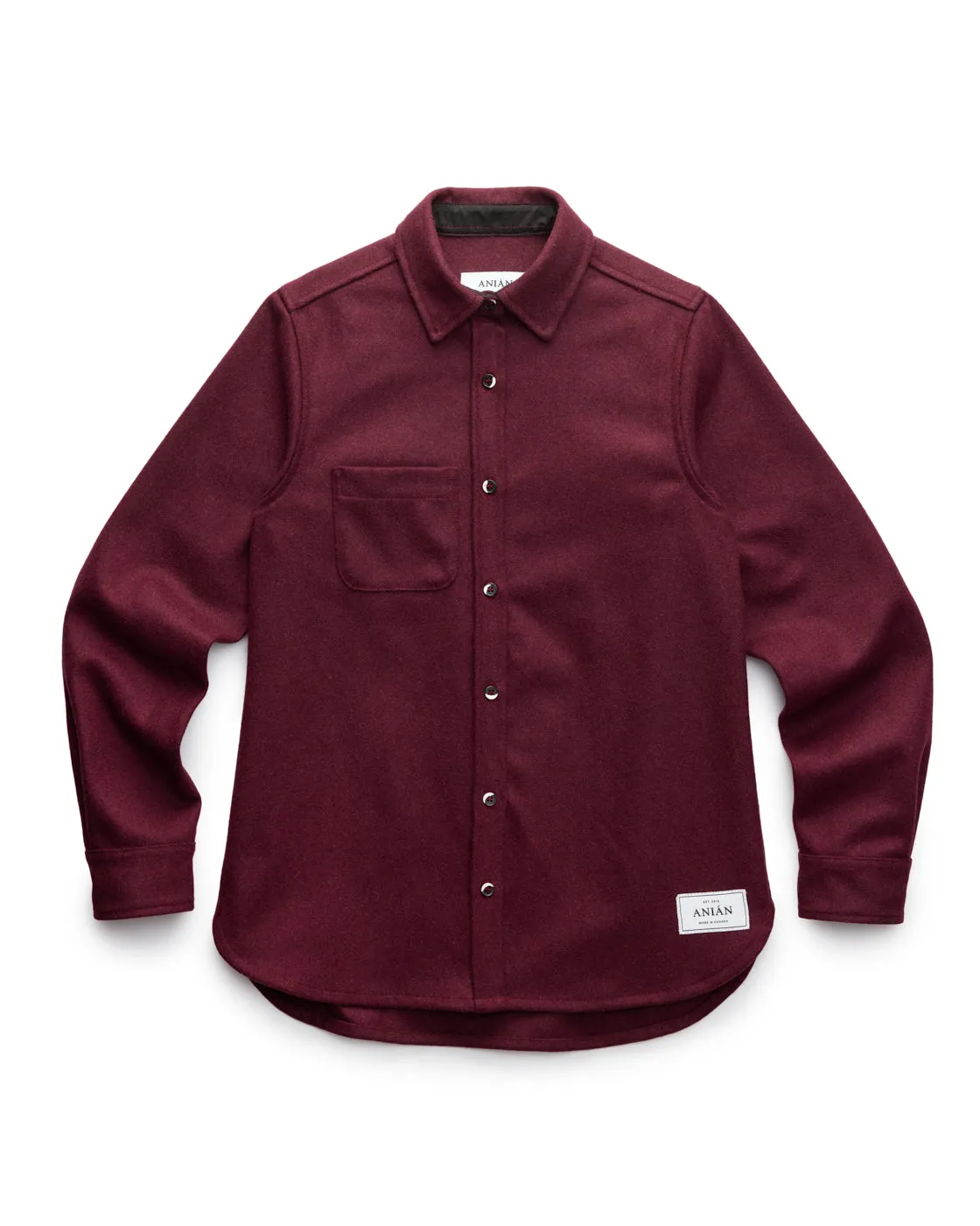 The Modern Melton Wool Shirt (600GSM) sold by ANIÁN