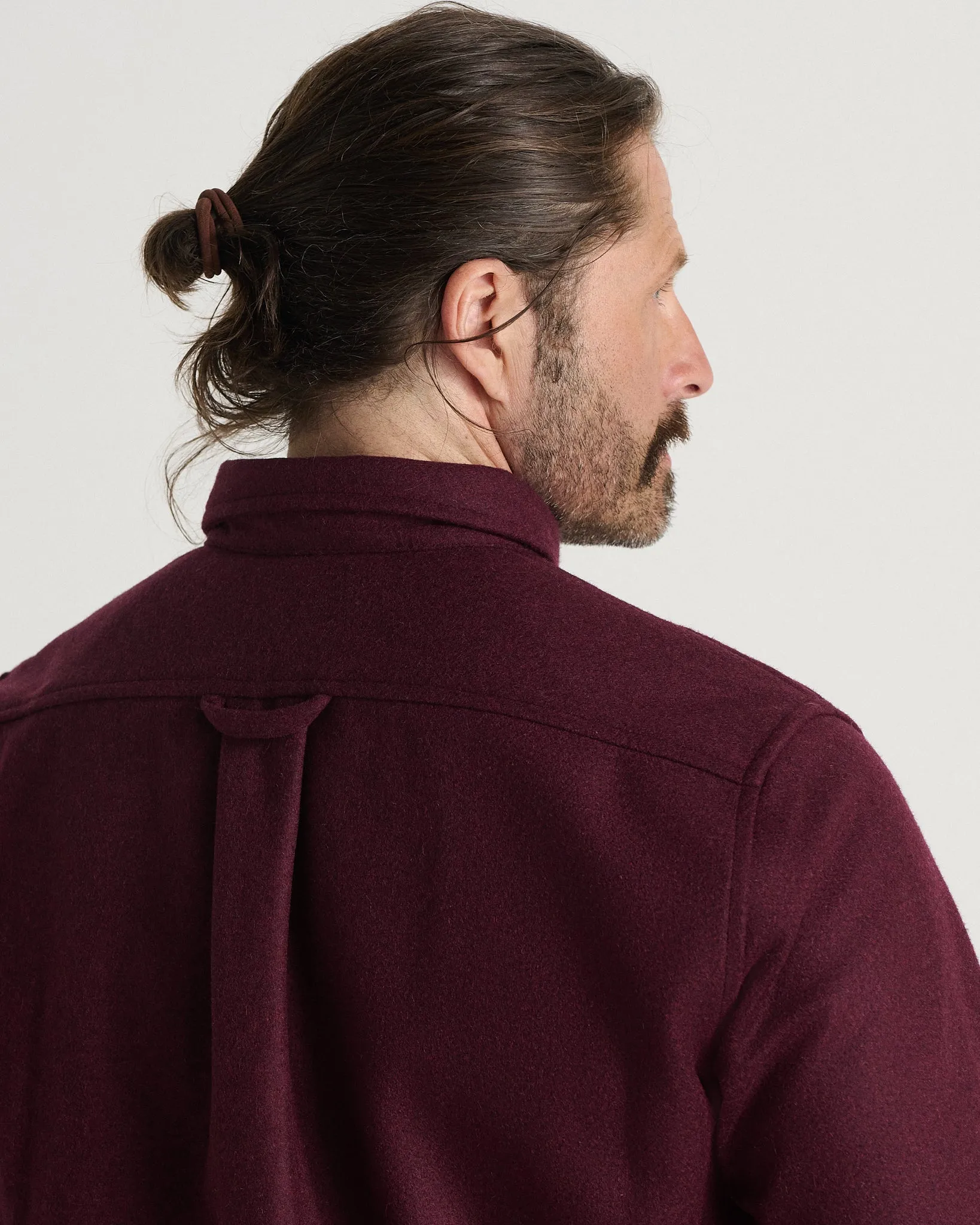 The Modern Melton Wool Shirt (600GSM) sold by ANIÁN product image thumbnail 4