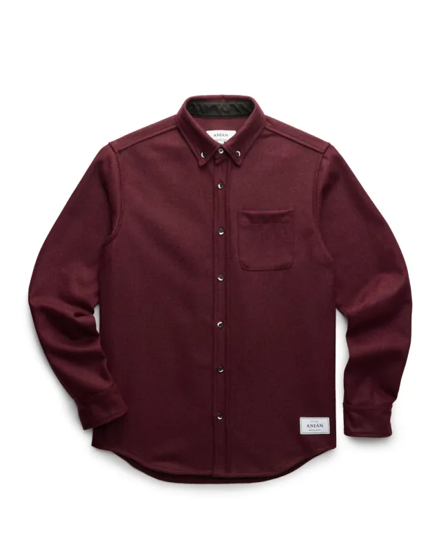 The Modern Melton Wool Shirt (600GSM) sold by ANIÁN