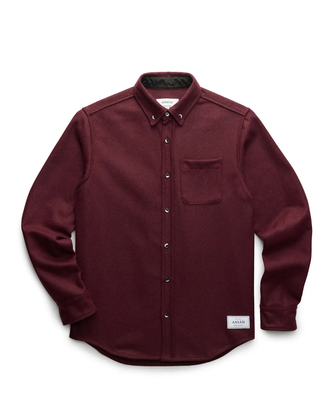 The Modern Melton Wool Shirt (600GSM) sold by ANIÁN