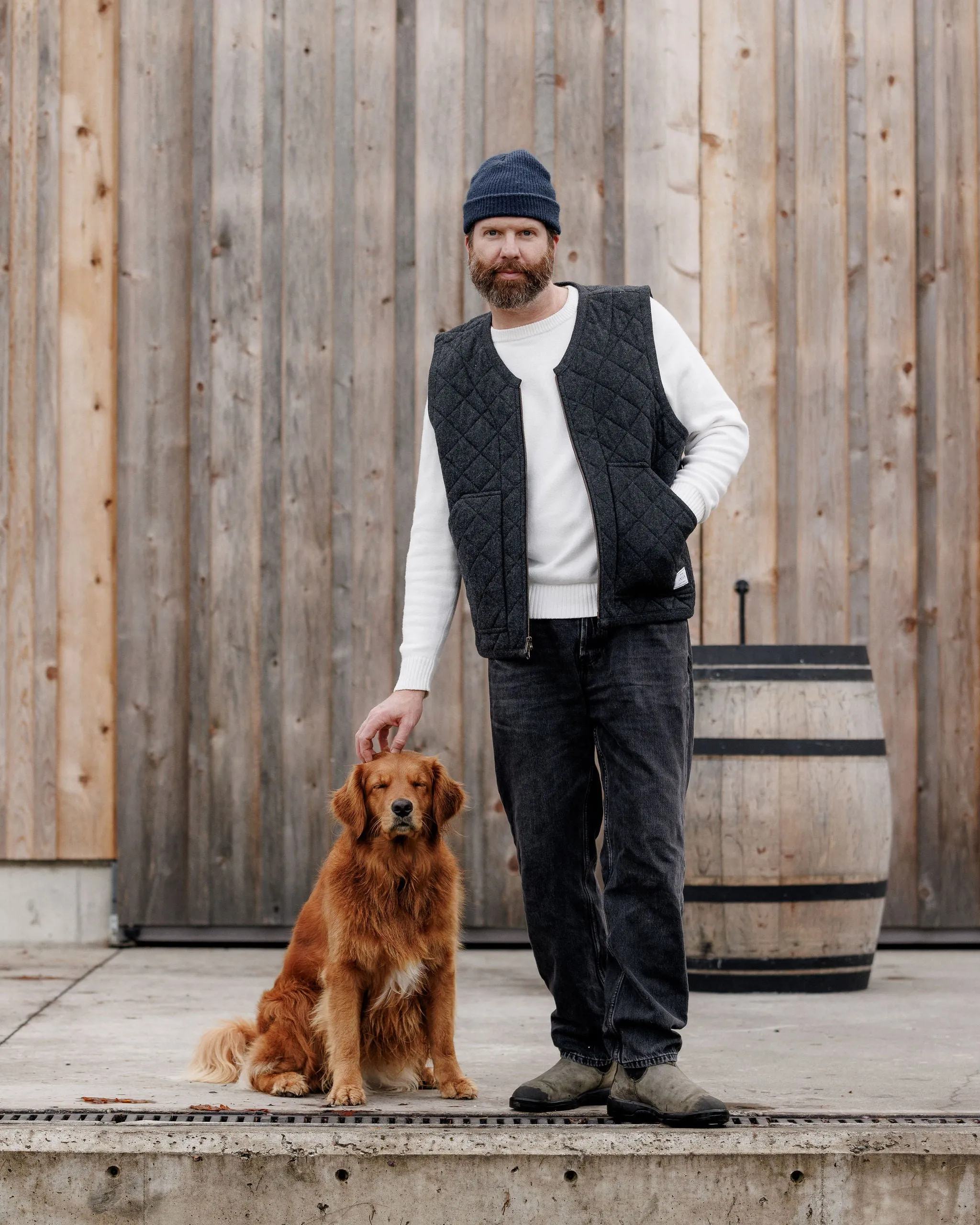 The Quilted Wool Vest (M) sold by ANIÁN product image thumbnail 2