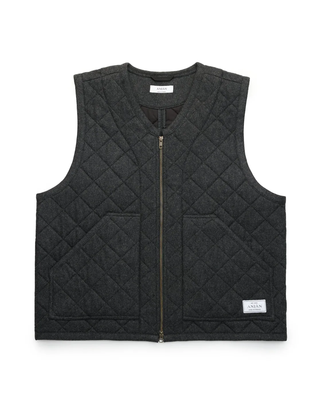 The Quilted Wool Vest (M) sold by ANIÁN