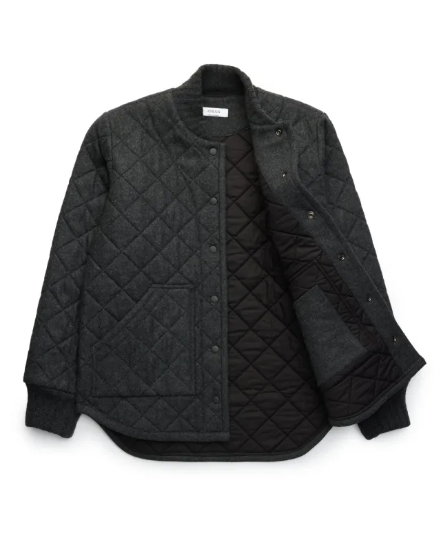 The Quilted Wool Jacket sold by ANIÁN