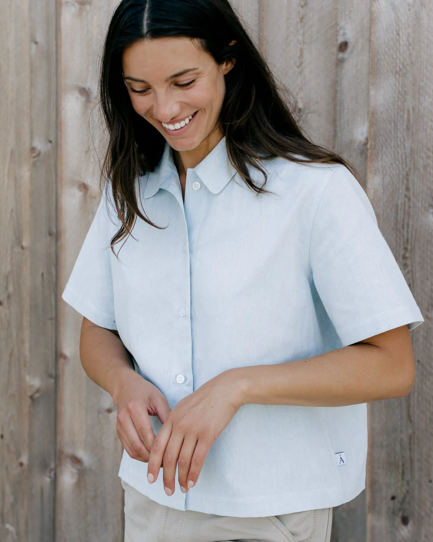 The York Crop Shirt (W) sold by ANIÁN product image thumbnail 2