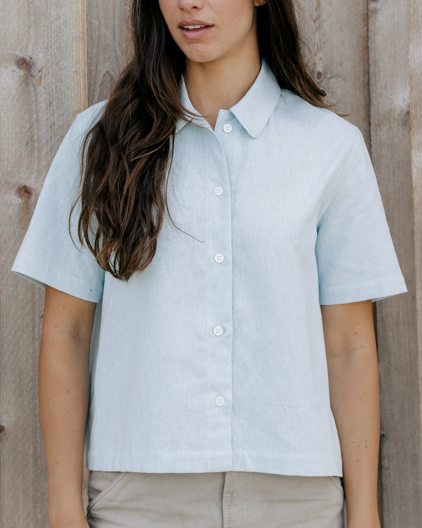 The York Crop Shirt (W) sold by ANIÁN product image thumbnail 3