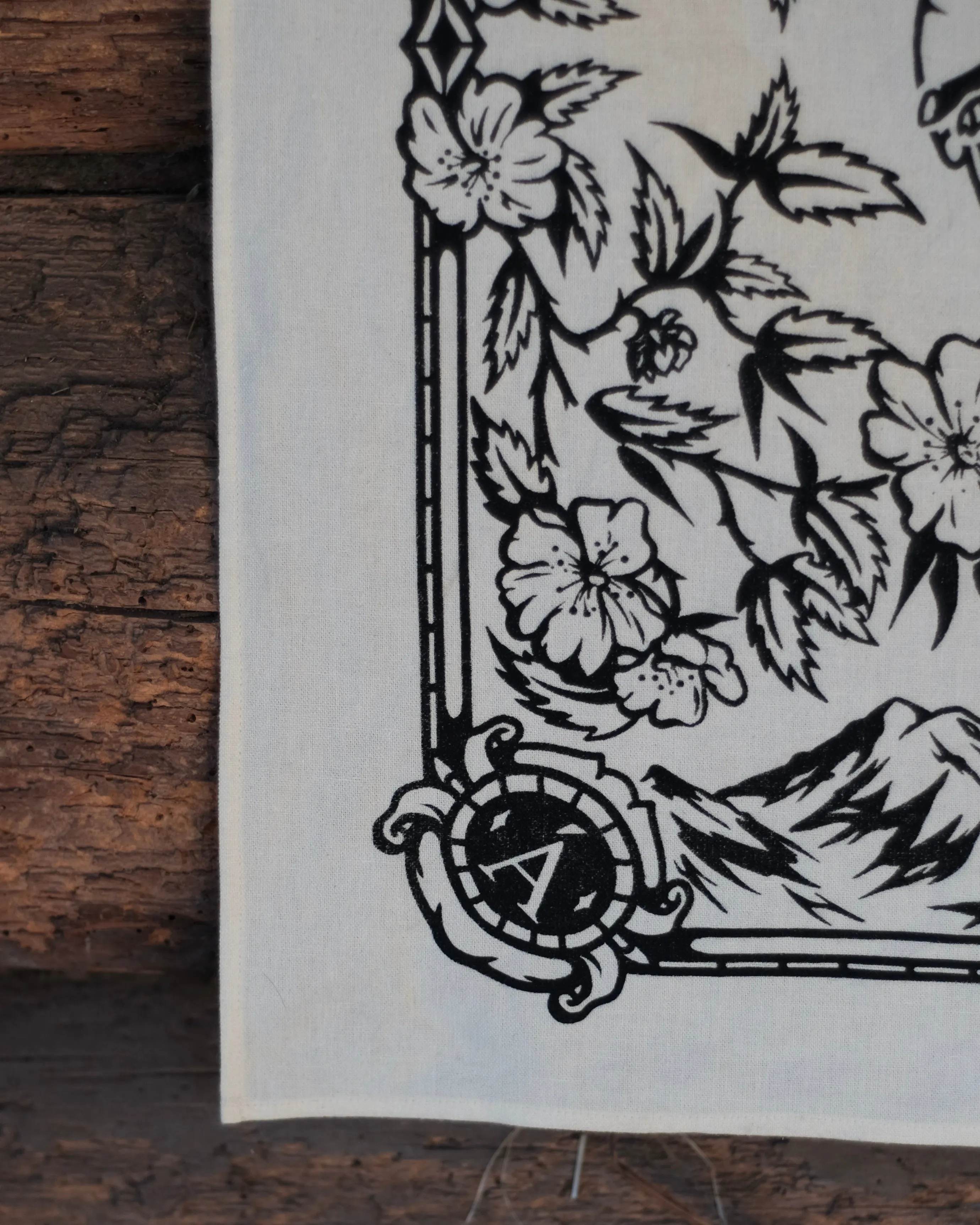 The Wild Rose Bandana sold by ANIÁN product image thumbnail 3