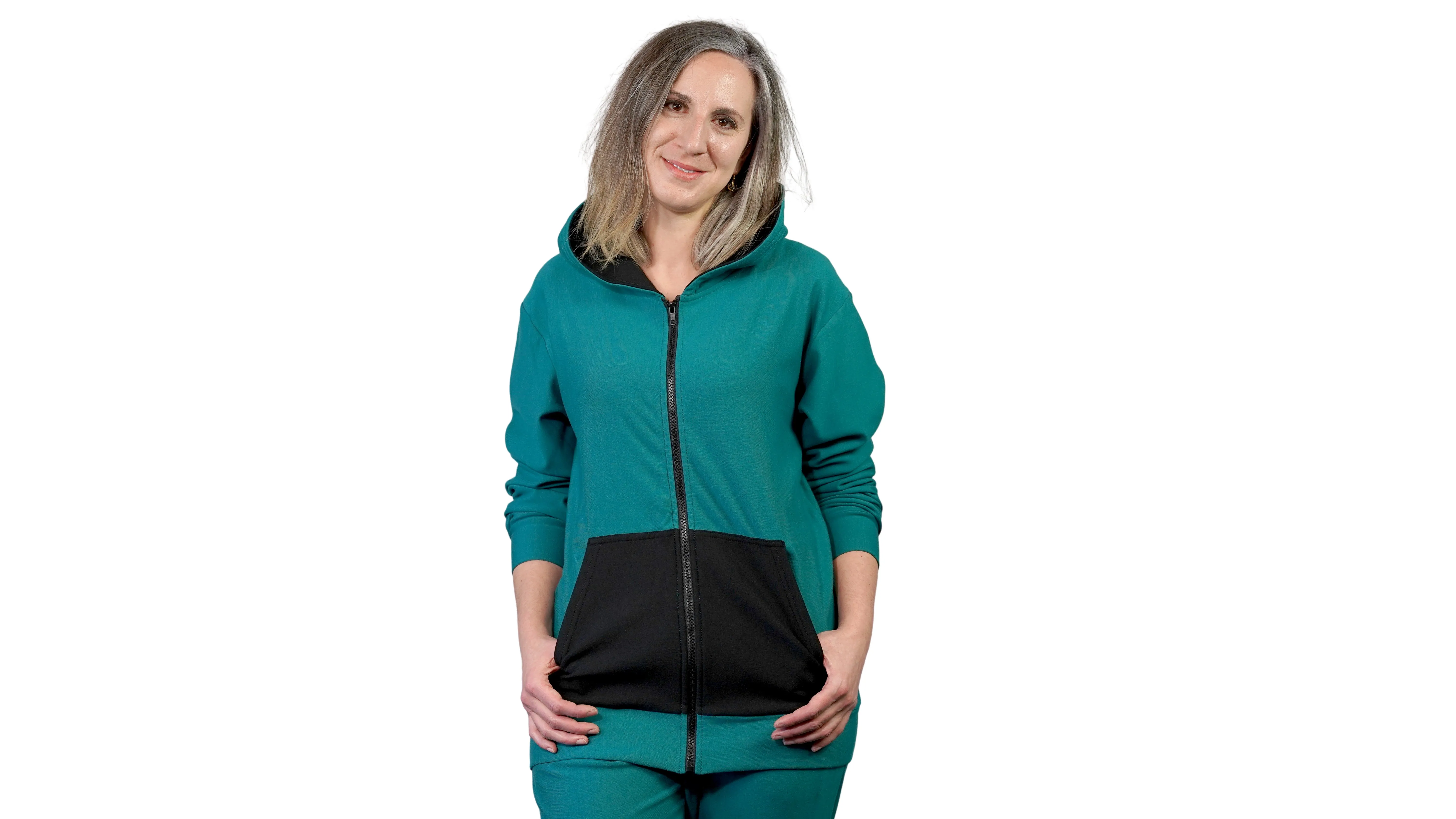 Hoodie Jacket - Bamboo Fleece sold by Ashabi product image thumbnail 2