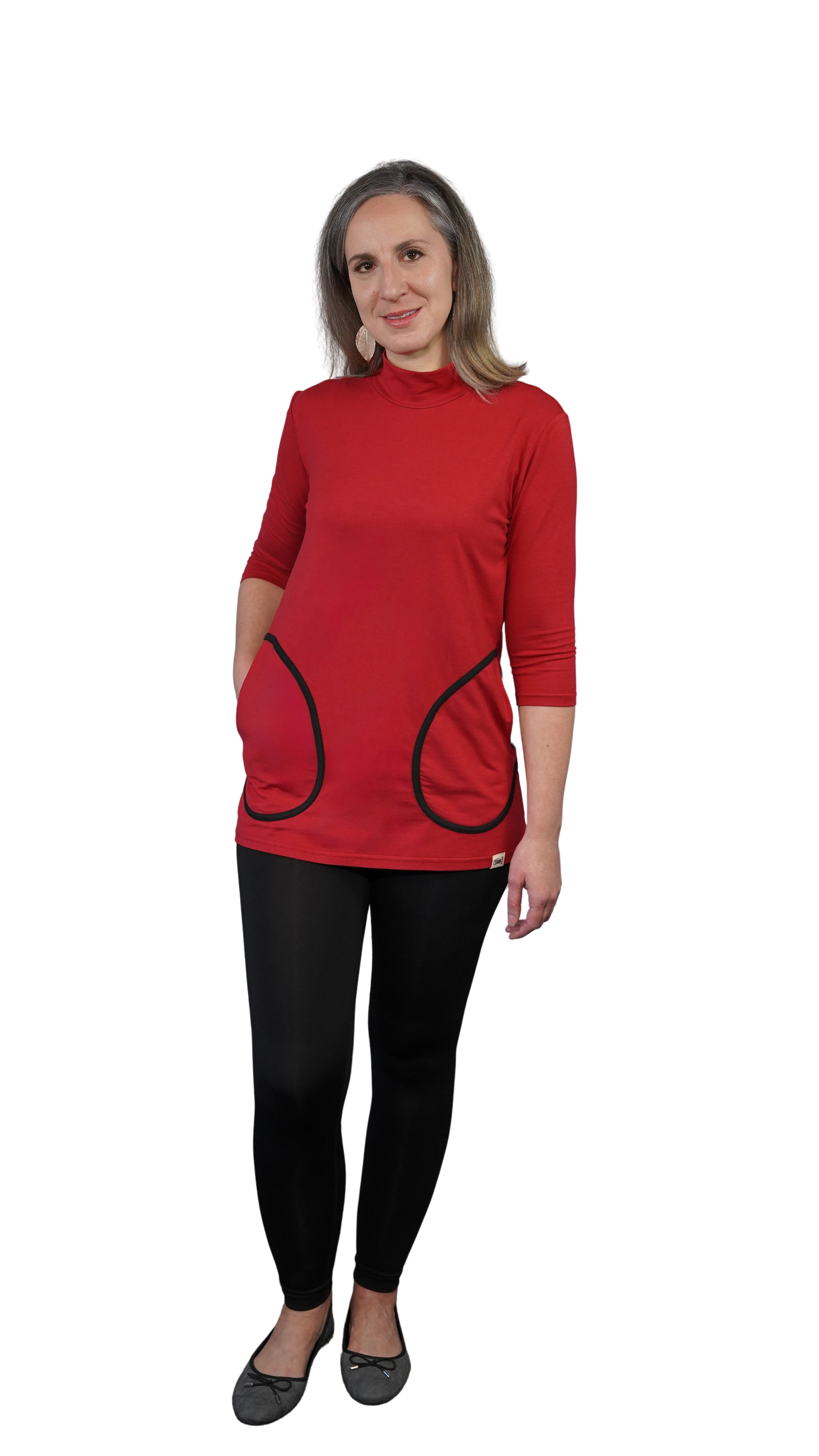 Mock Turtle Top - Bamboo Jersey sold by Ashabi product image thumbnail 4