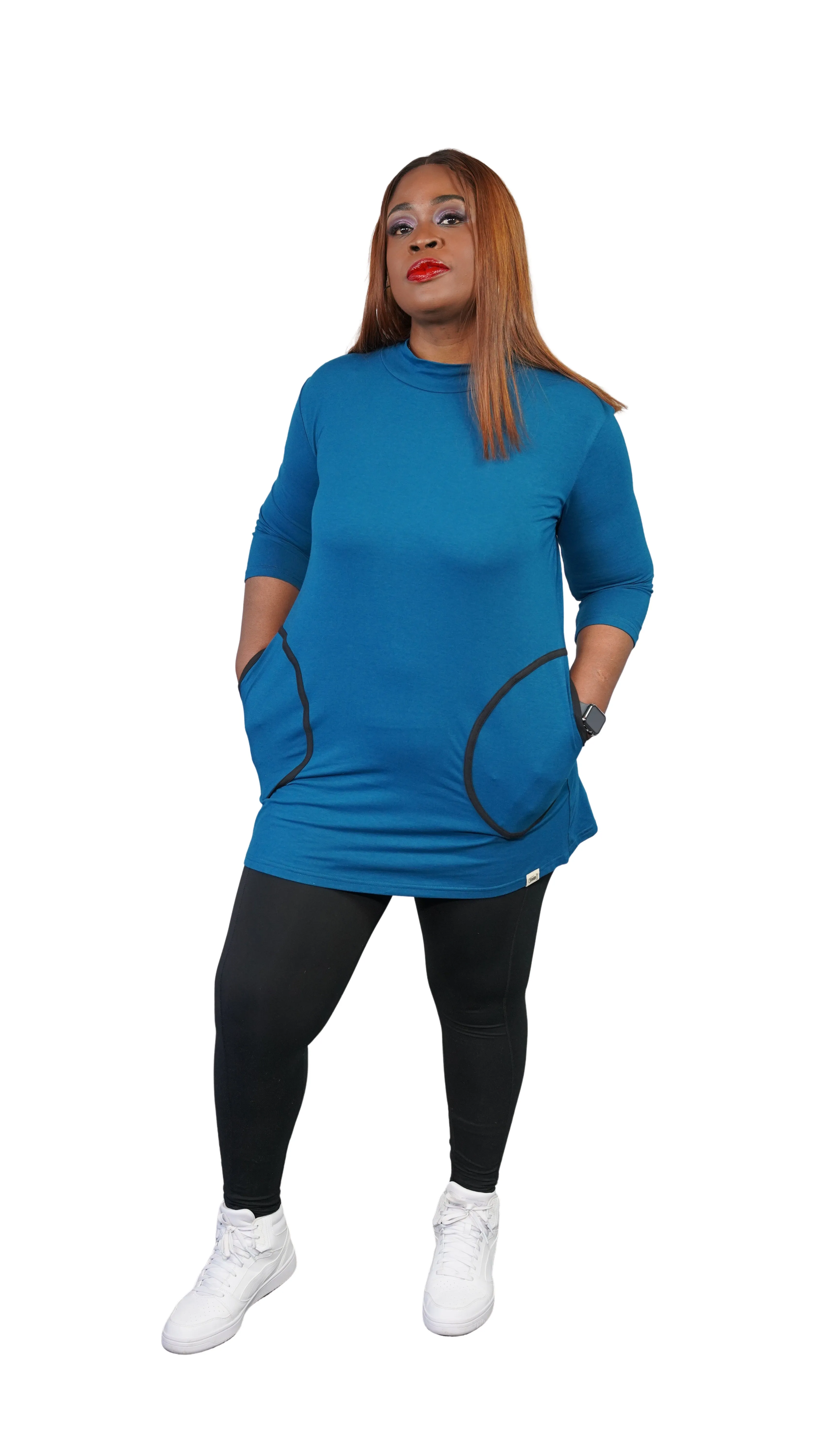 Mock Turtle Top - Bamboo Jersey sold by Ashabi product image thumbnail 3