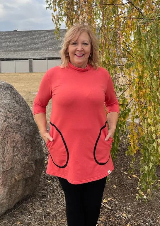 Mock Turtle Top - Bamboo Jersey sold by Ashabi