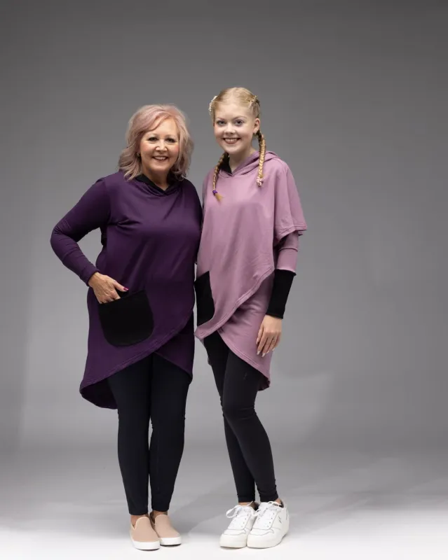 Hoodie Wrap Dress sold by Ashabi