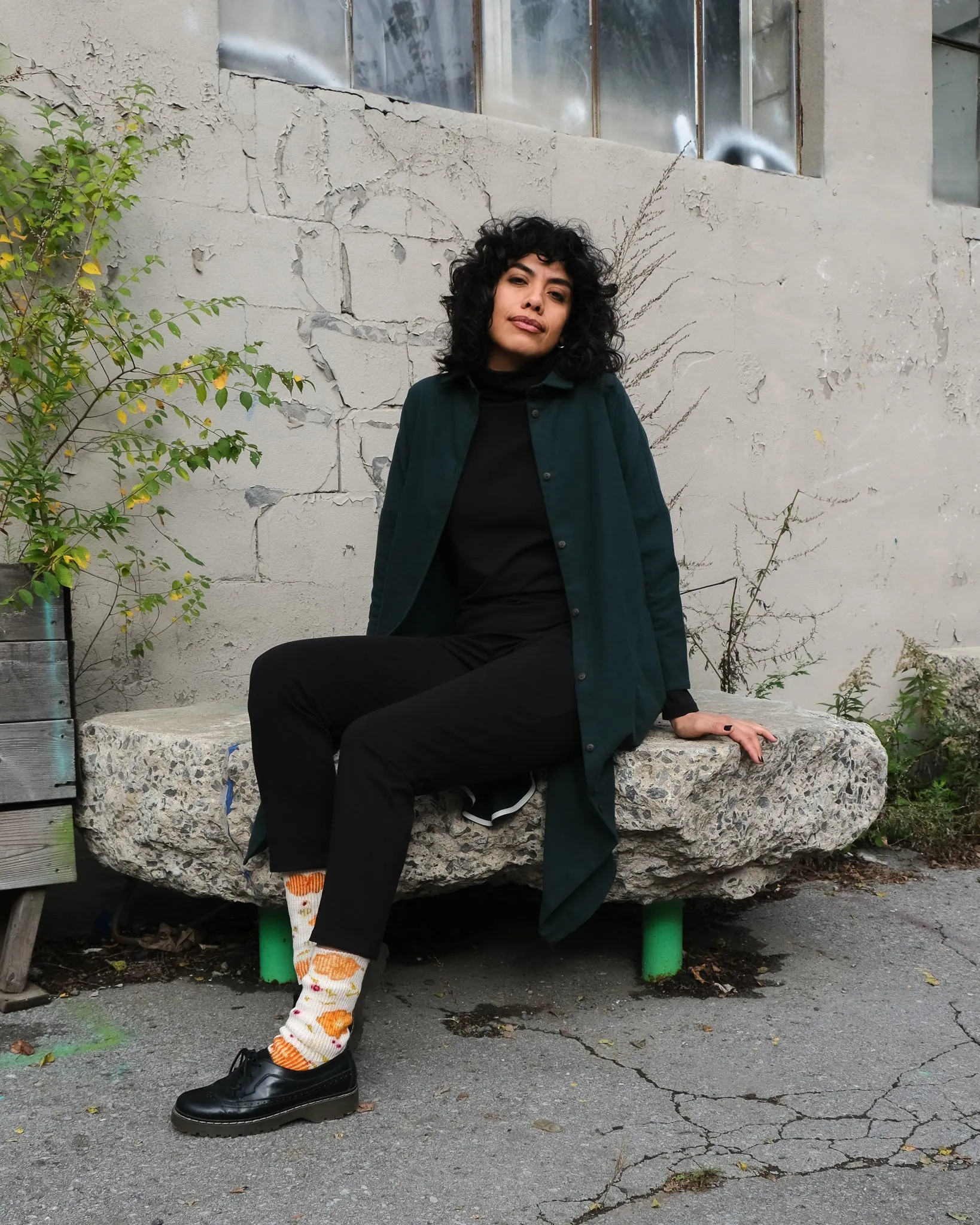 Shirt dress No2289w, cotton flannel sold by atelier b product image thumbnail 5