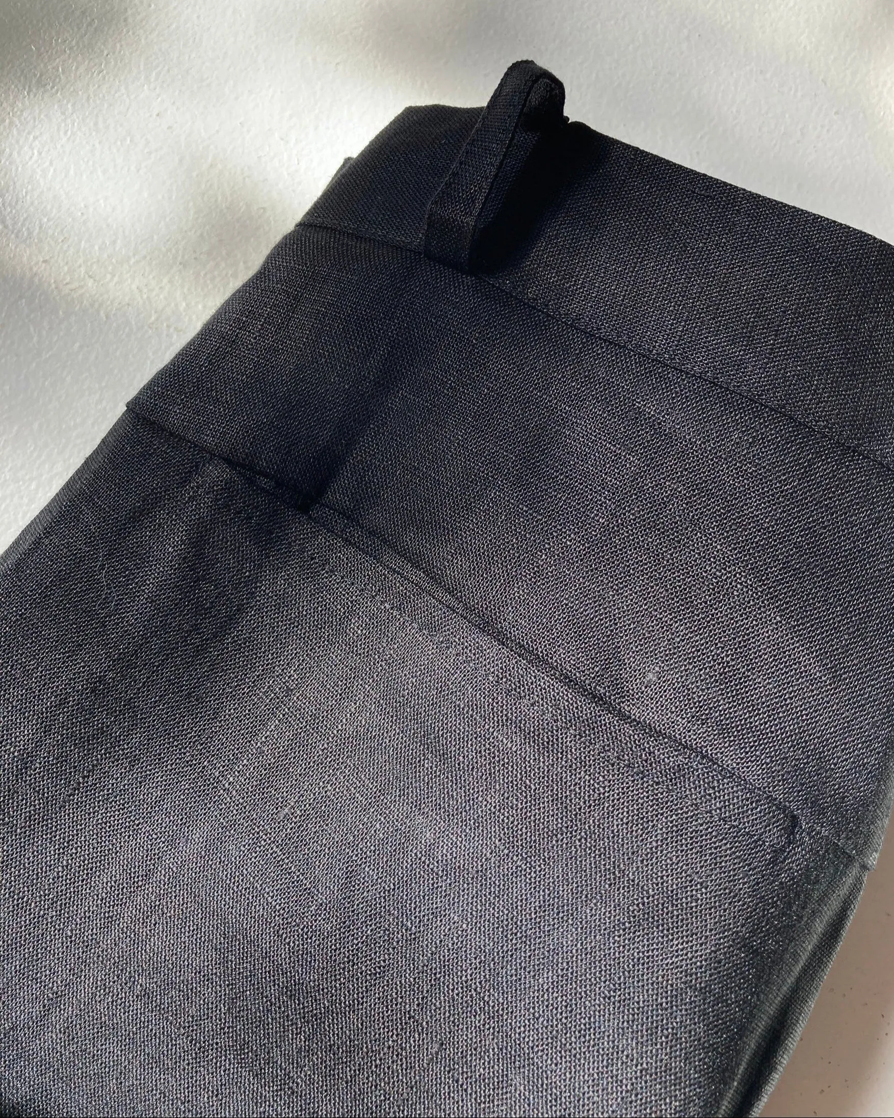 Linen trousers No6028m, black linen size 40 sold by atelier b product image thumbnail 3