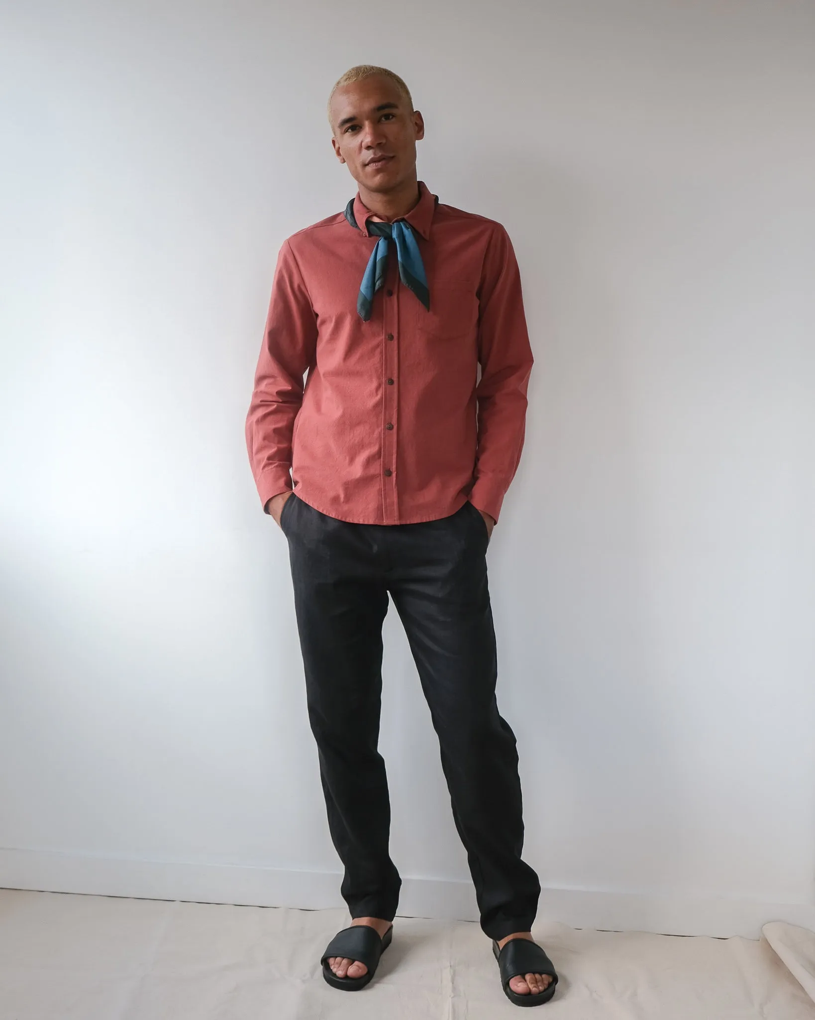 Linen trousers No6028m, black linen size 40 sold by atelier b product image thumbnail 4