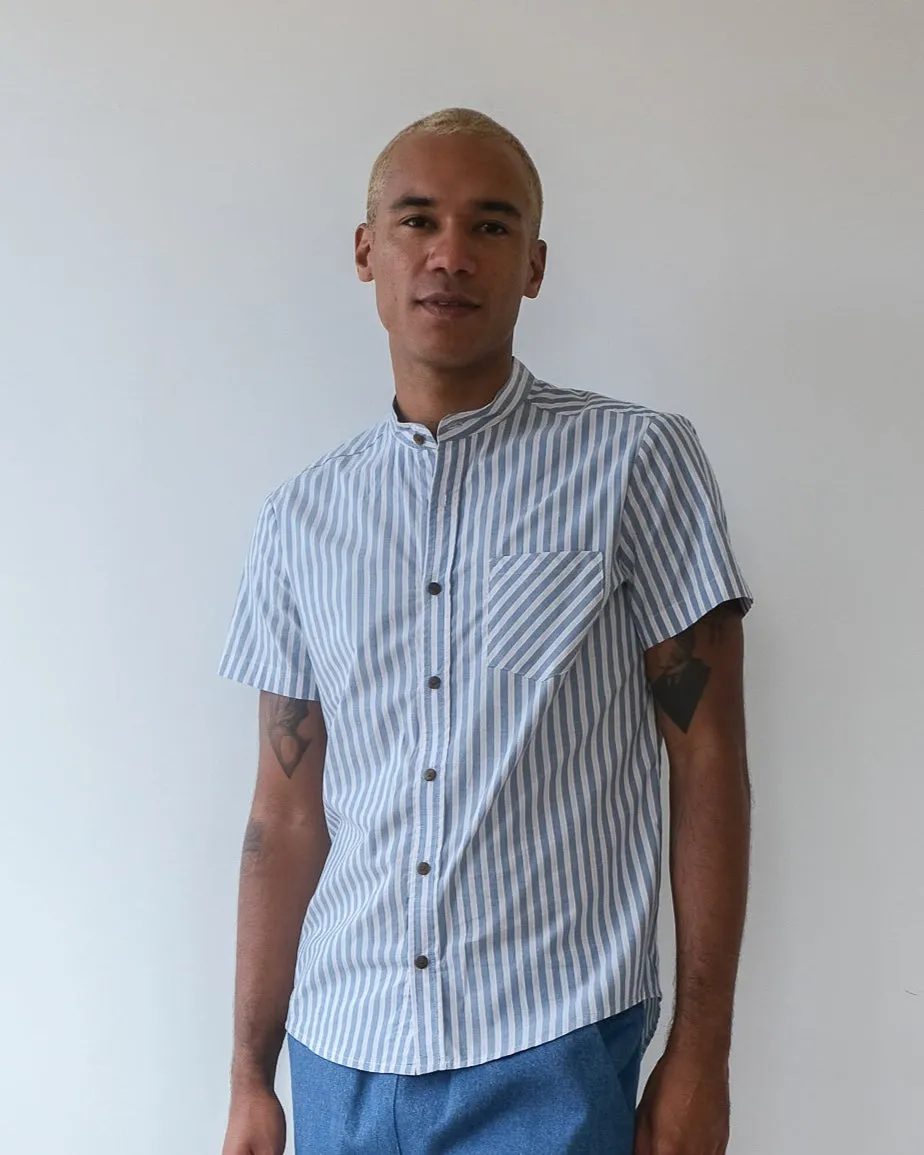 Short sleeve shirt No2444m, linen sold by atelier b product image thumbnail 3