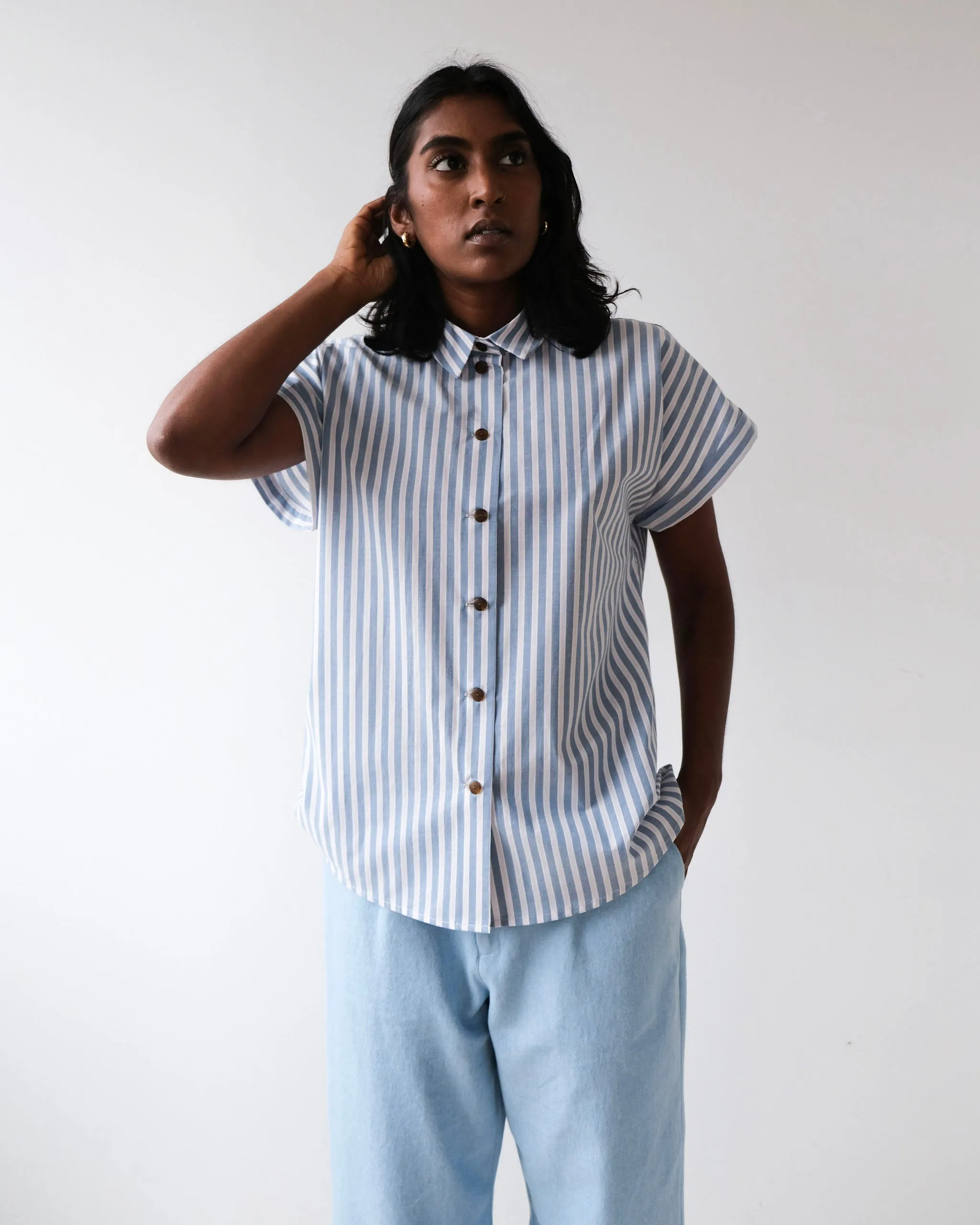 Loose-fitting shirt No2411w sold by atelier b product image thumbnail 4