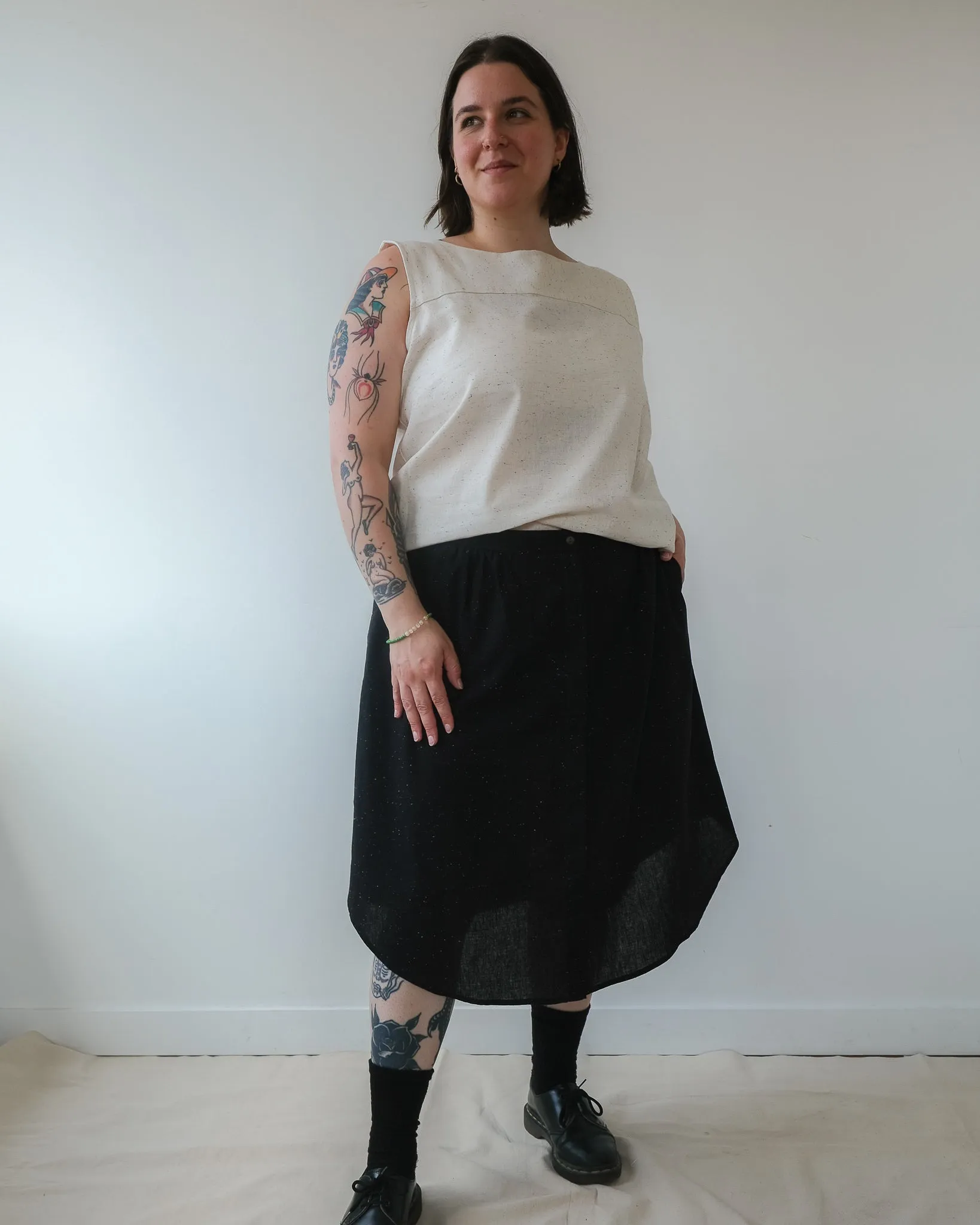 Boat neckline camisole No2418w sold by atelier b product image thumbnail 4