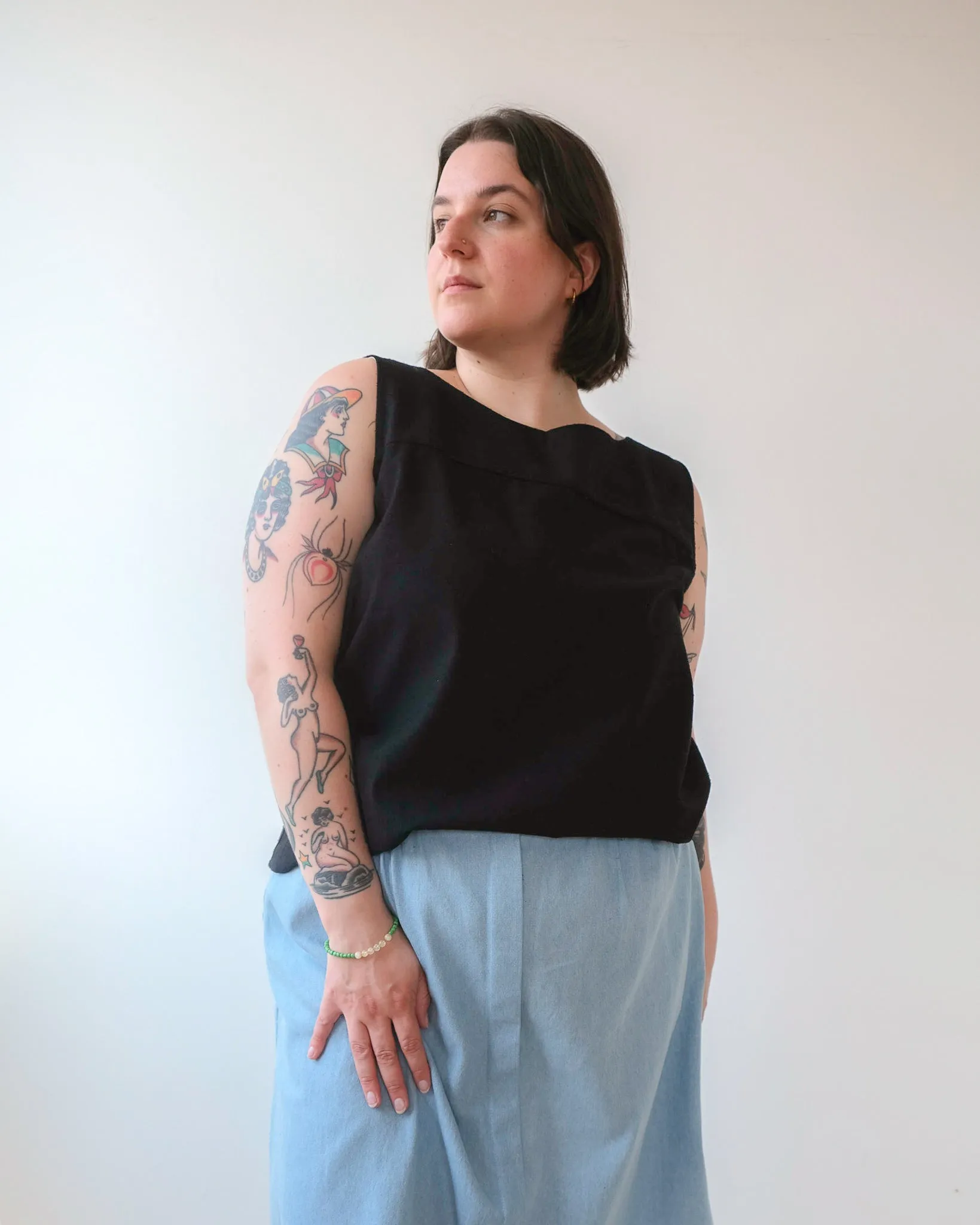 Boat neckline camisole No2418w sold by atelier b product image thumbnail 5