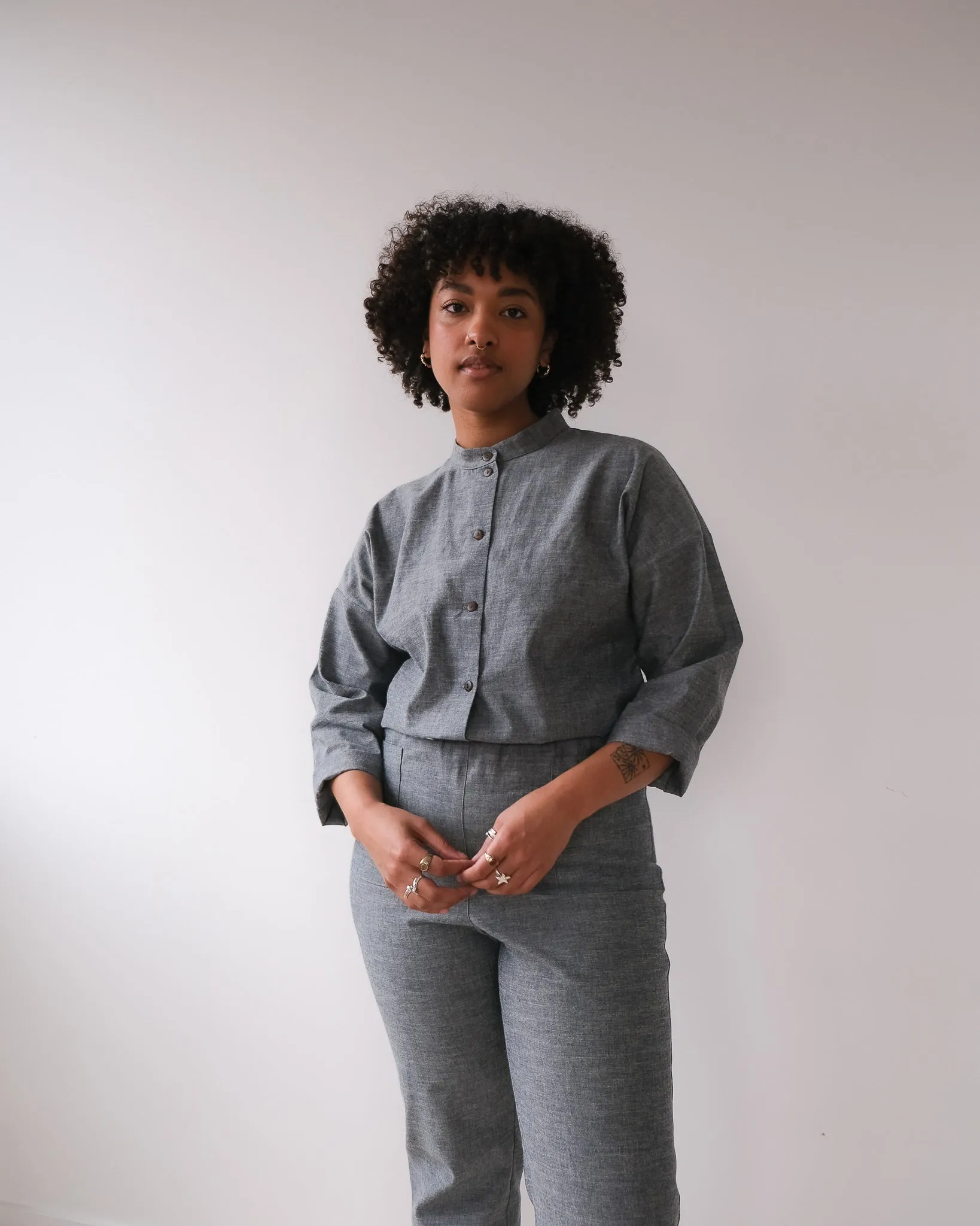 Cotton coveralls No2393w sold by atelier b product image thumbnail 3