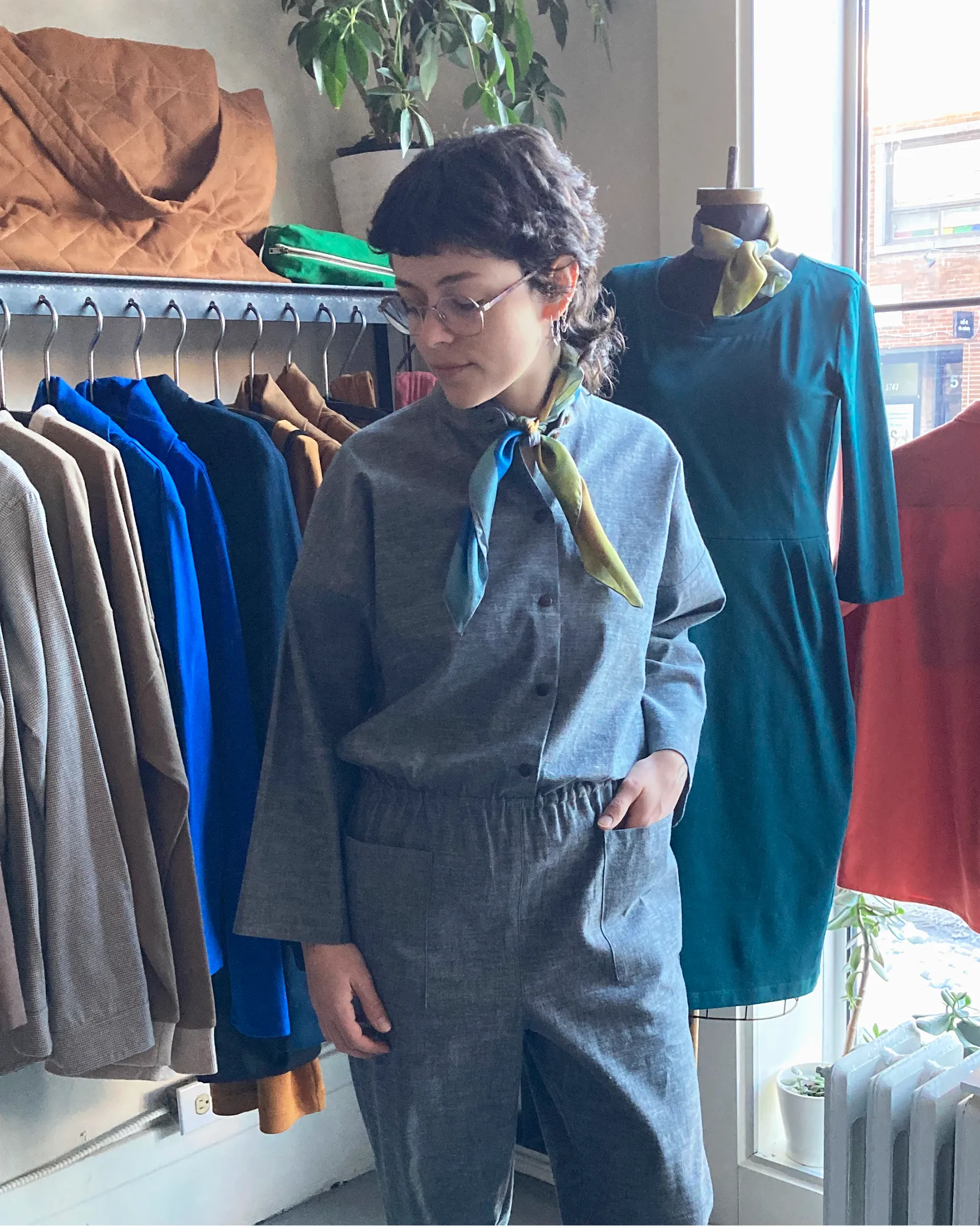 Cotton coveralls No2393w sold by atelier b product image thumbnail 4