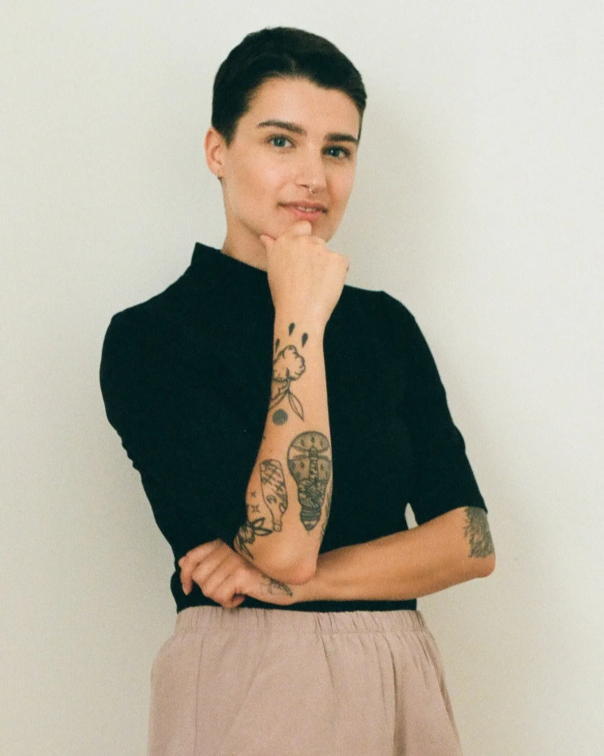 High neck top No2371w sold by atelier b product image thumbnail 2