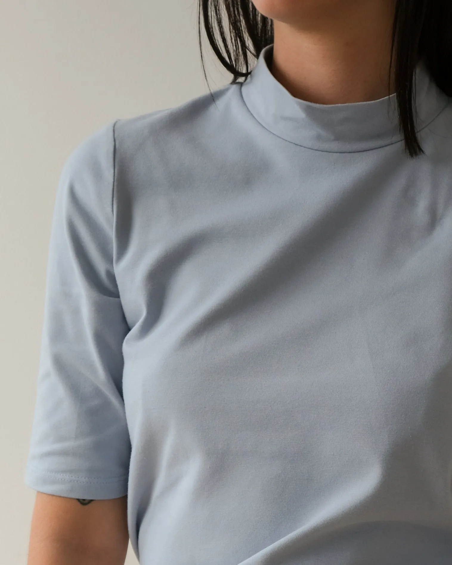 High neck top No2371w sold by atelier b