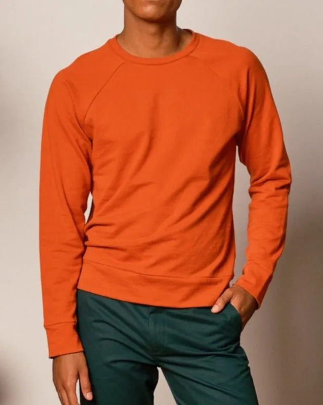French terry sweater No2282u, orange size 3x sold by atelier b