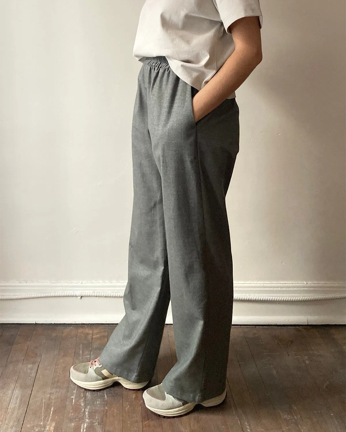 Loose-fitting pants No2274w, cotton flannel sold by atelier b product image thumbnail 3