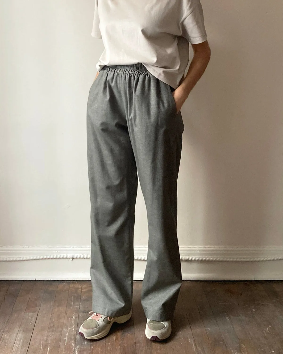 Loose-fitting pants No2274w, cotton flannel sold by atelier b product image thumbnail 2