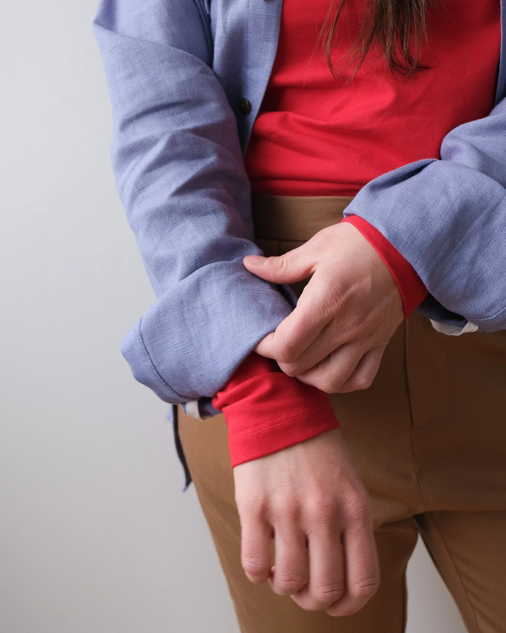 Unisex linen overshirt No2241u sold by atelier b product image thumbnail 5